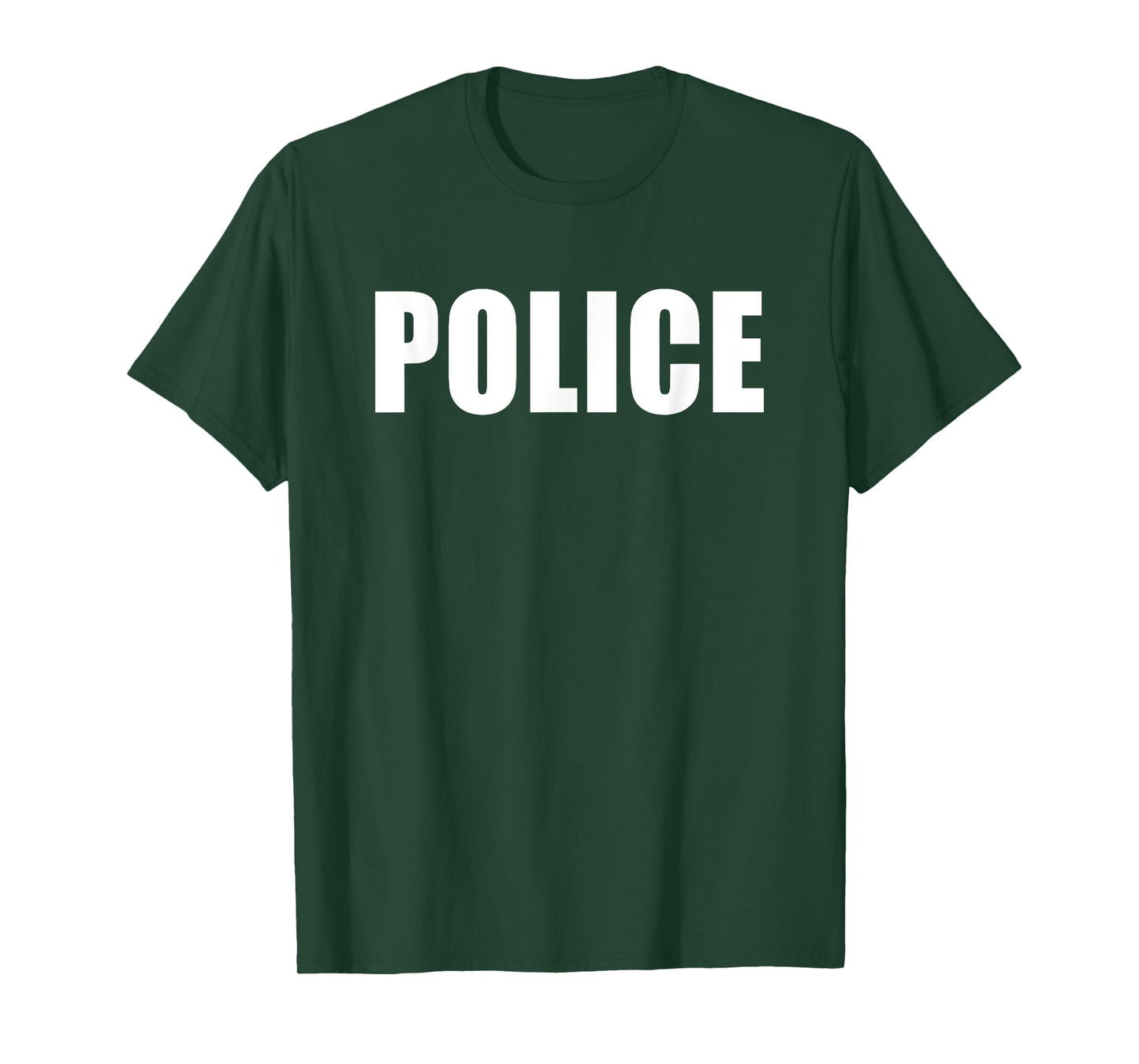 Police Uniform Men Women Policeman Police Officer Costume T-Shirt