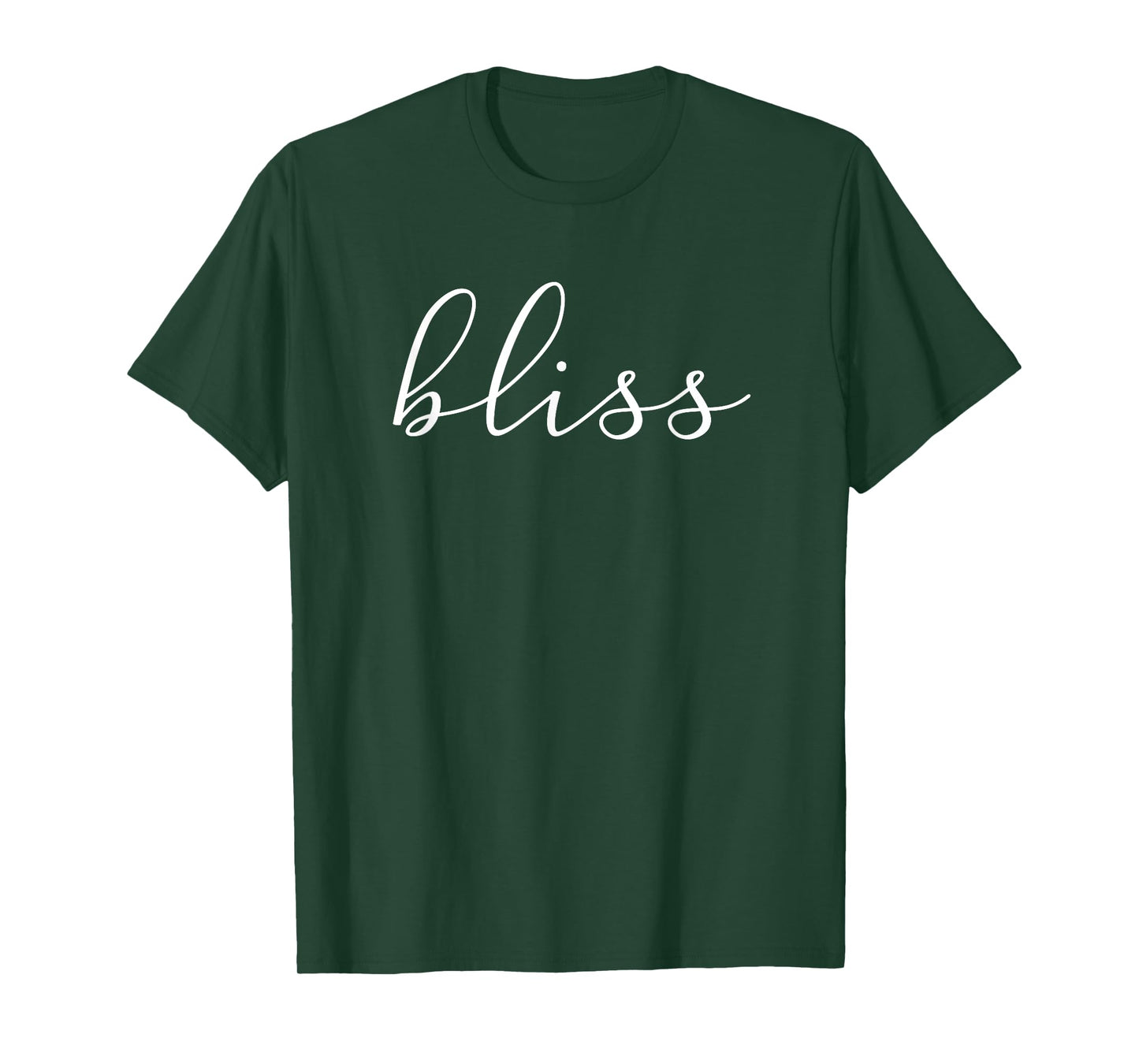 BLISS T-shirt Script Font Yoga T-Shirt
