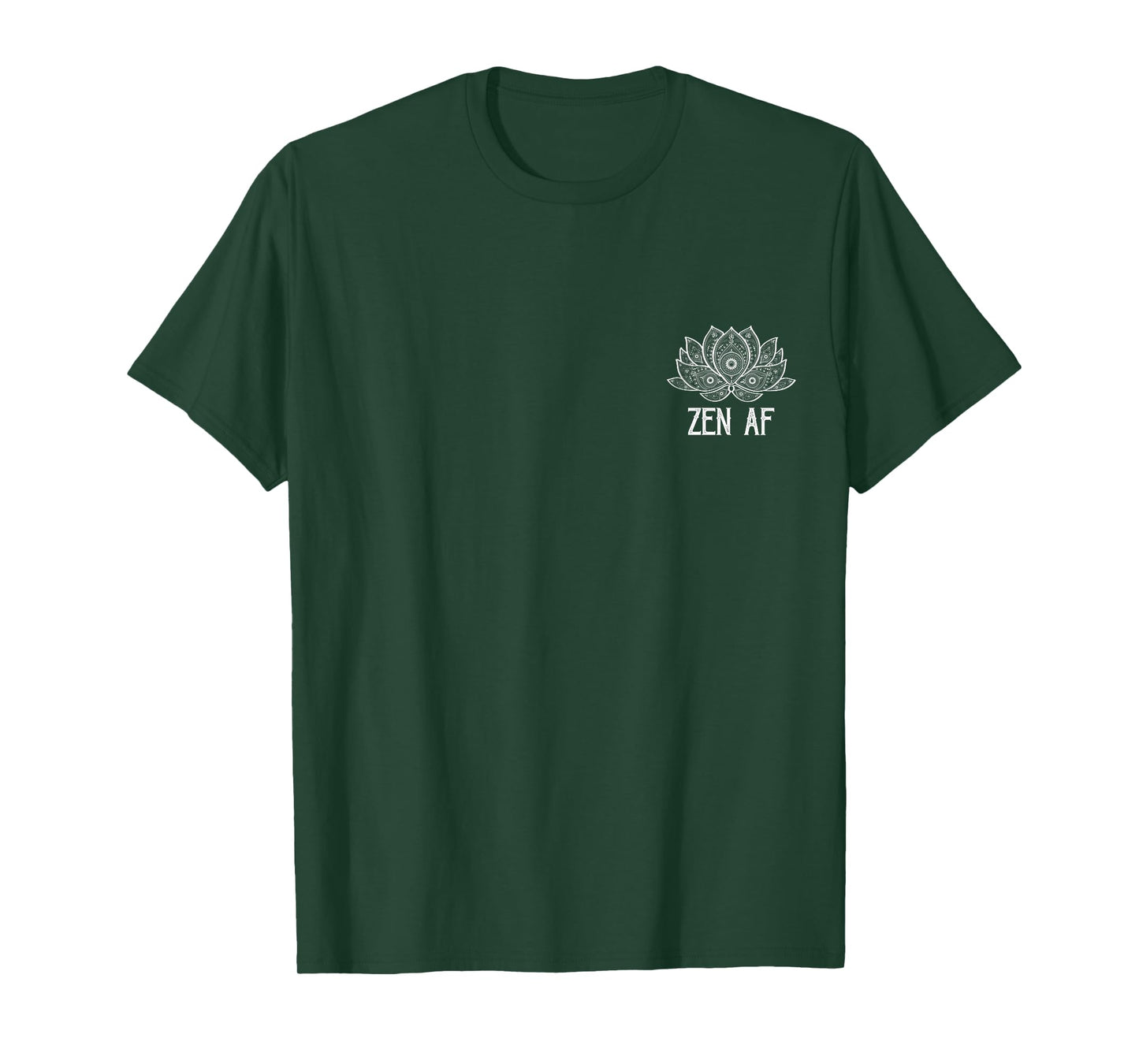 Funny Zen AF Yogi Gift Sarcastic Yoga Lover T-Shirt