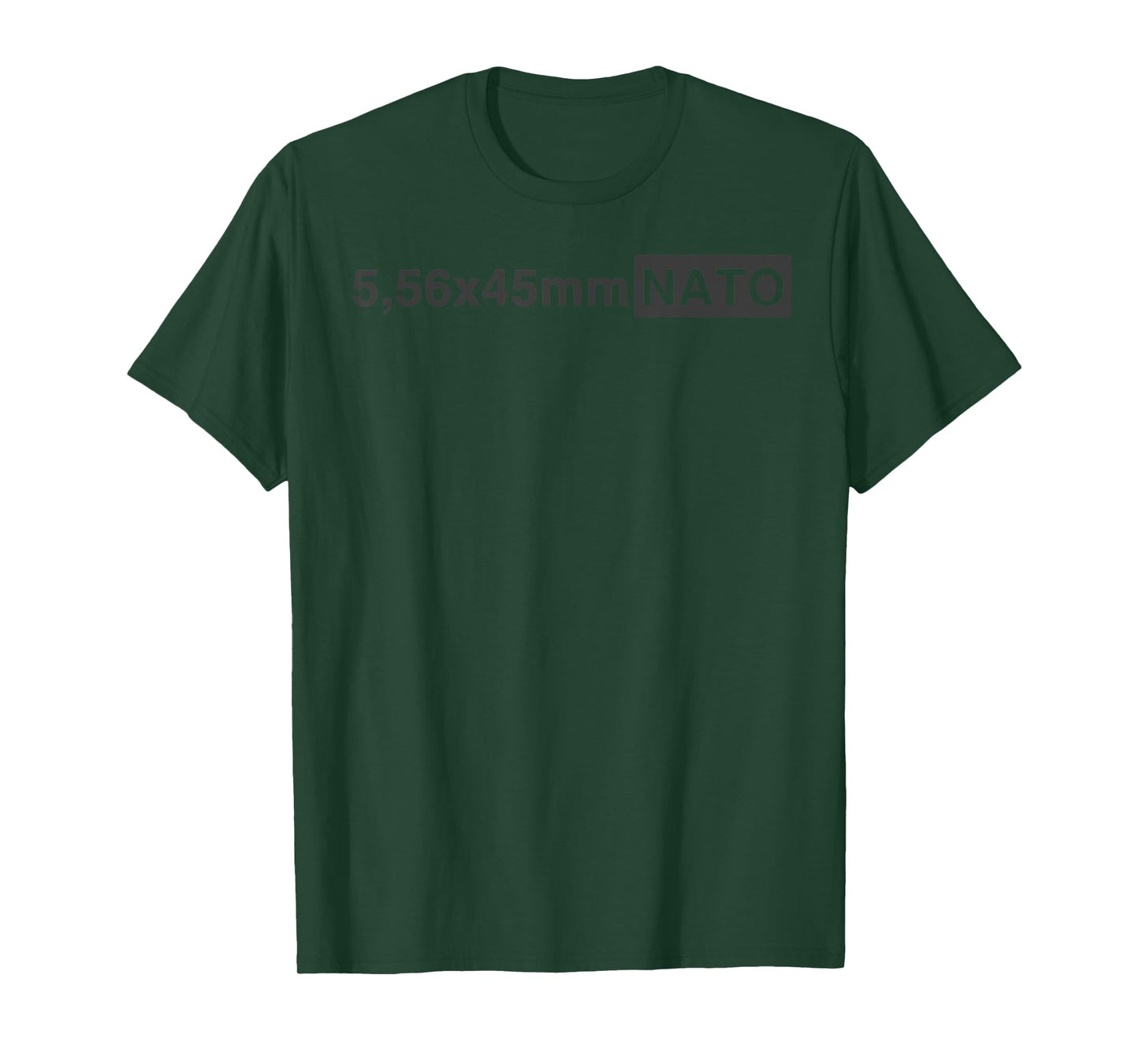5.56 x 45 mm NATO Funny Military Ammunition Style T-Shirt