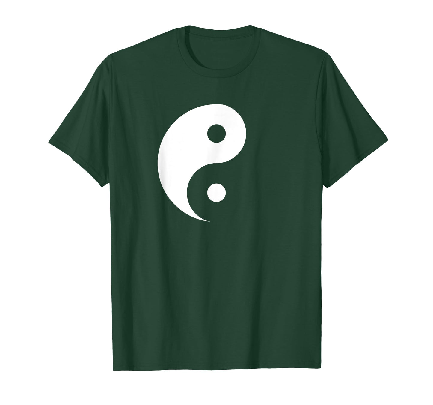 Miftees Yin Yang T-Shirt - Black - Small - Unisex - Short Sleeve - Classic Fit - Imported