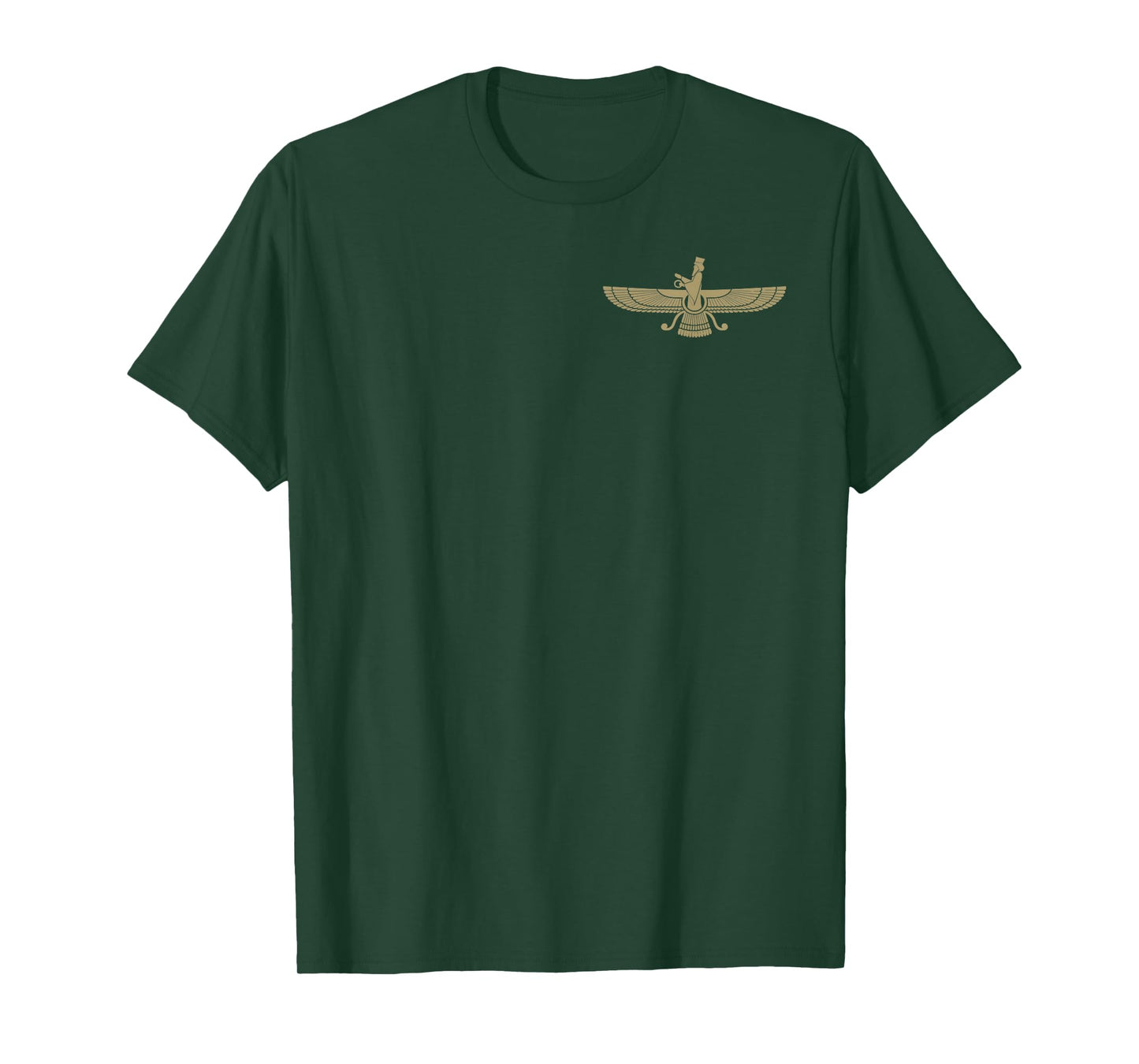 Faravahar Zoroastrianism Persian Discreet Symbol T-Shirt