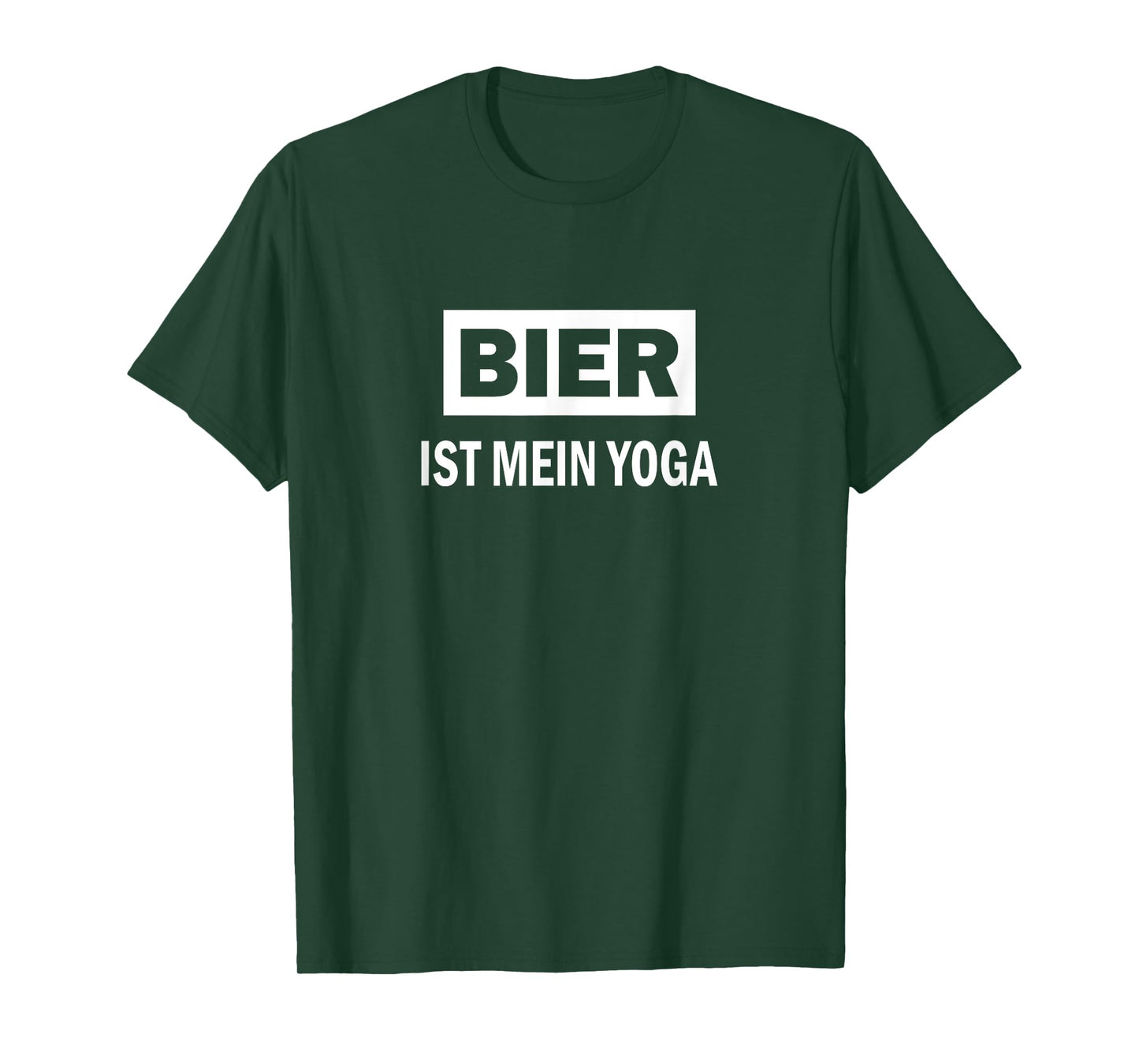 Bier ist mein Yoga Saying Beer T-Shirt T-Shirt