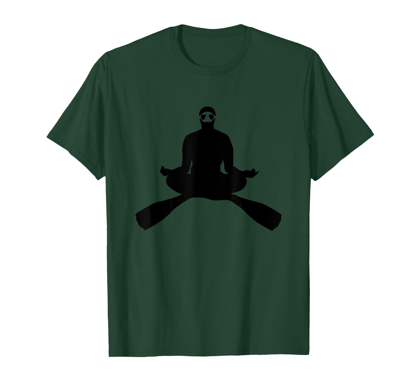 Meditating FreeDiver T-Shirt Freediving Tee T-Shirt