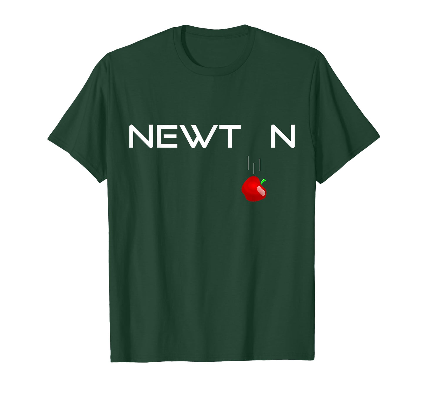 Isaac Newton, Physicist, Mathematician, Gravity Apple Art T-Shirt