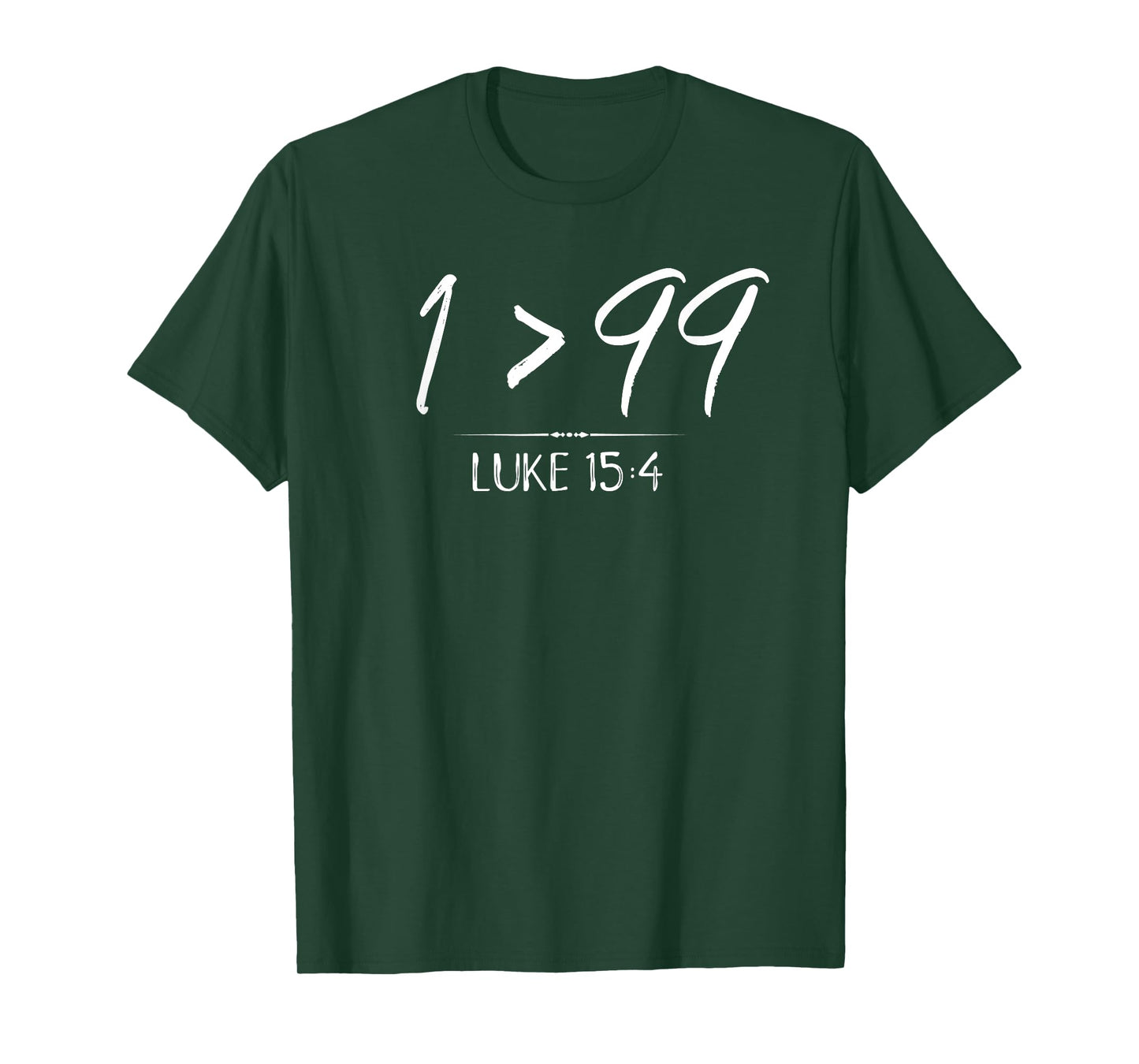 He Left The 99 To Rescue Me Christian Shirt Luke Sheep Gift T-Shirt