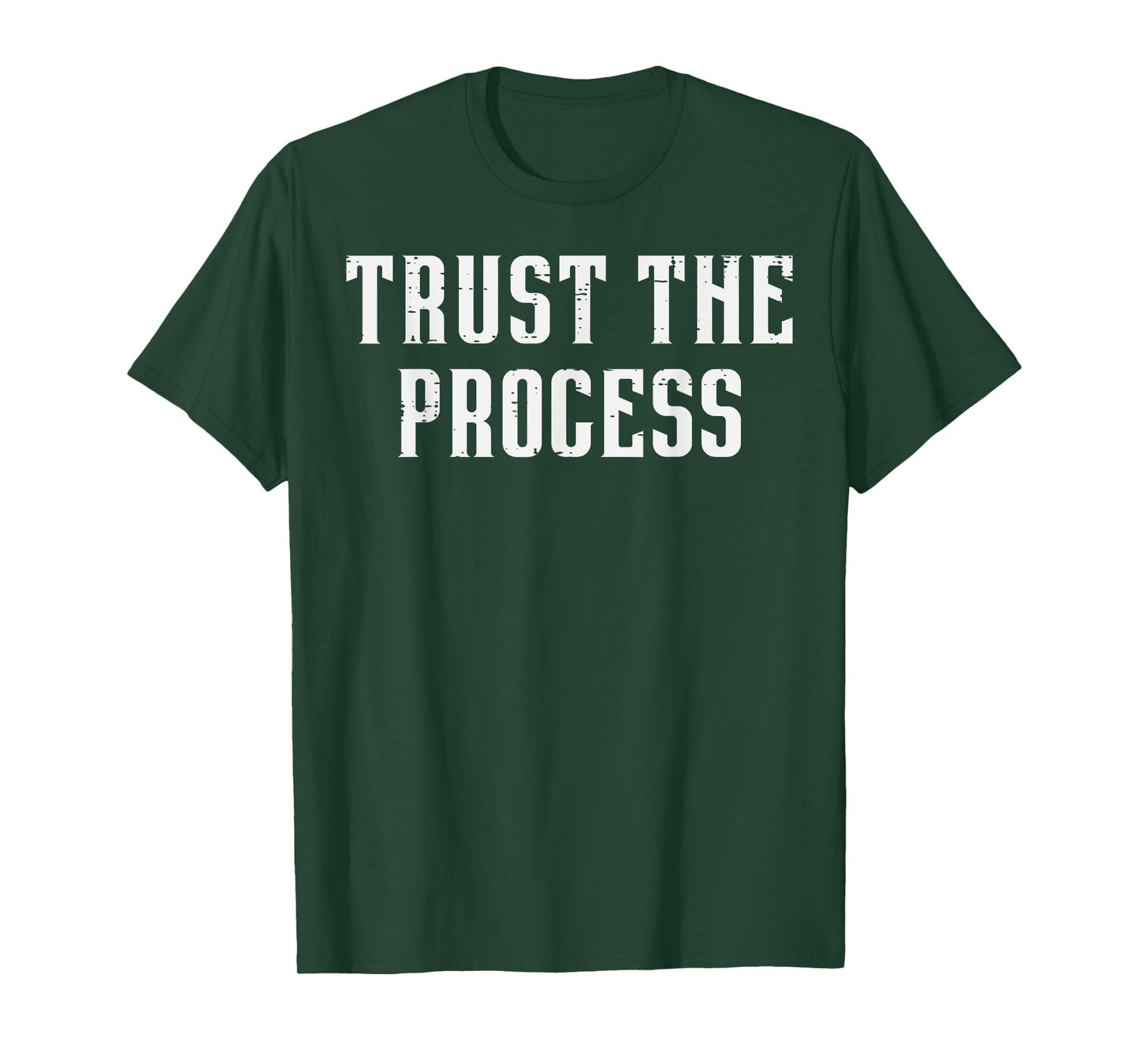 Gym Trust The Process Workout Motivational Men Women Kids T-Shirt