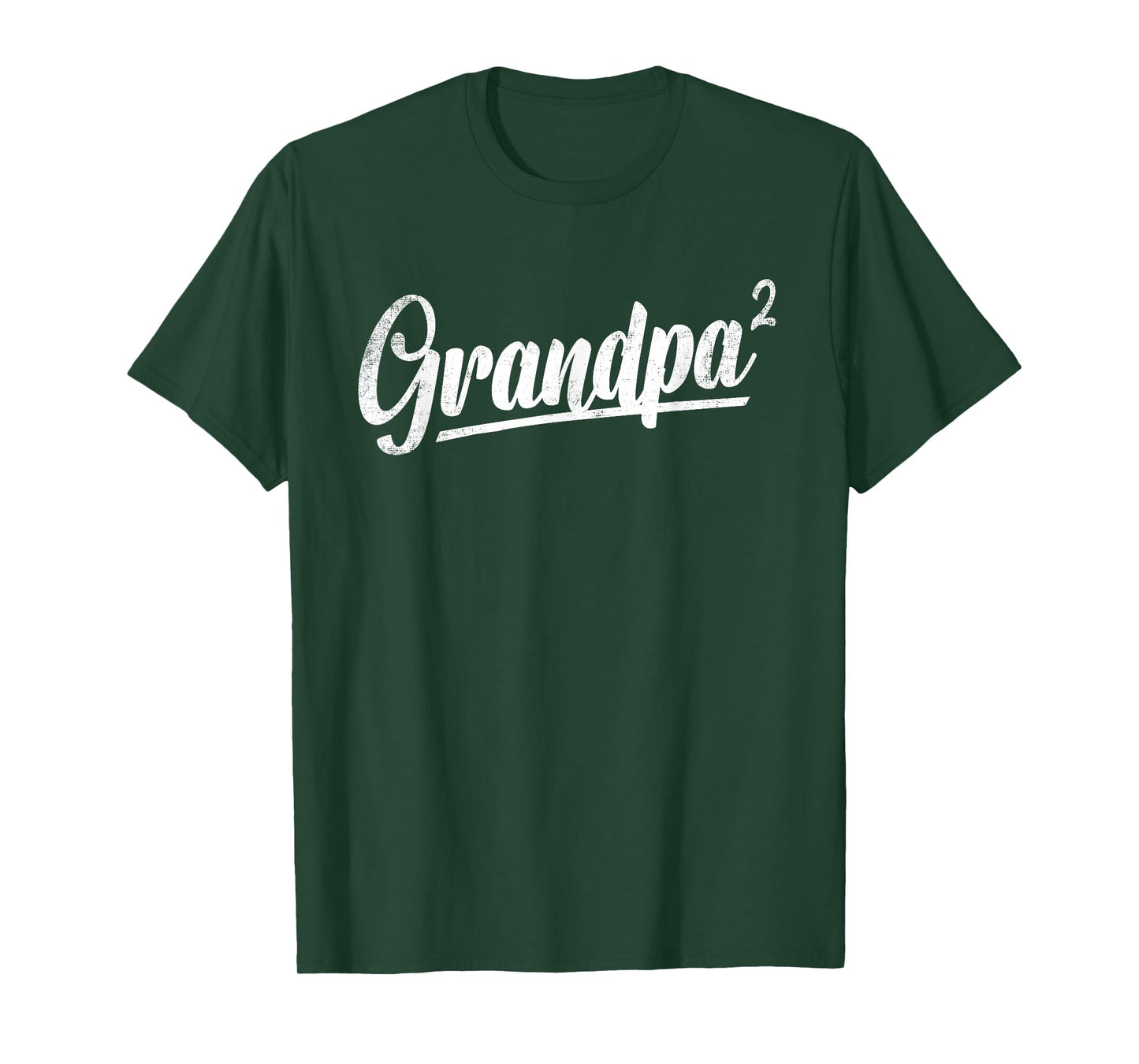 Grandpa Of 2 Two Squared 2 Grandkids Pregnancy Announcement T-Shirt