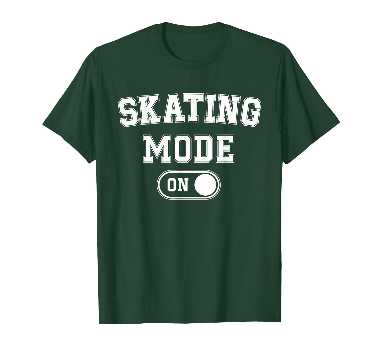 Skating Mode On Funny Skater Gift Roller Trick Master Coach T-Shirt
