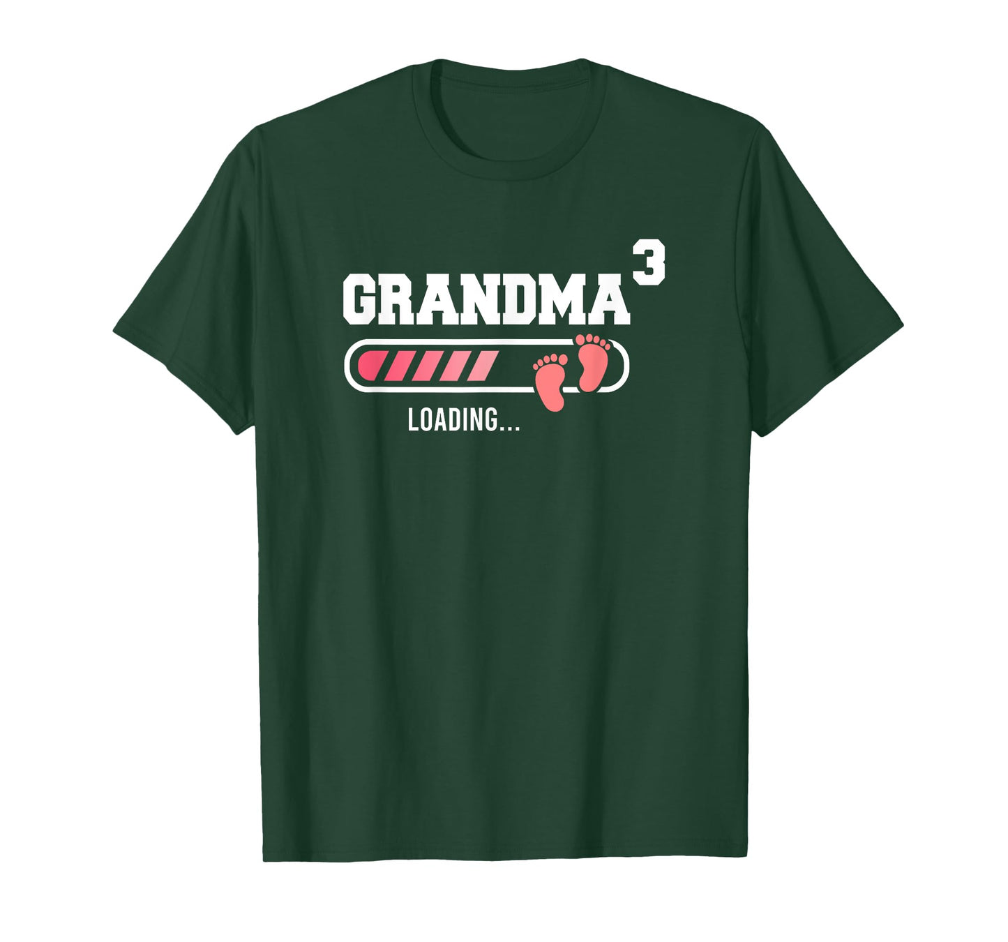 Grandma 3 Third Time Grandma Funny Grandma Of Three T-Shirt