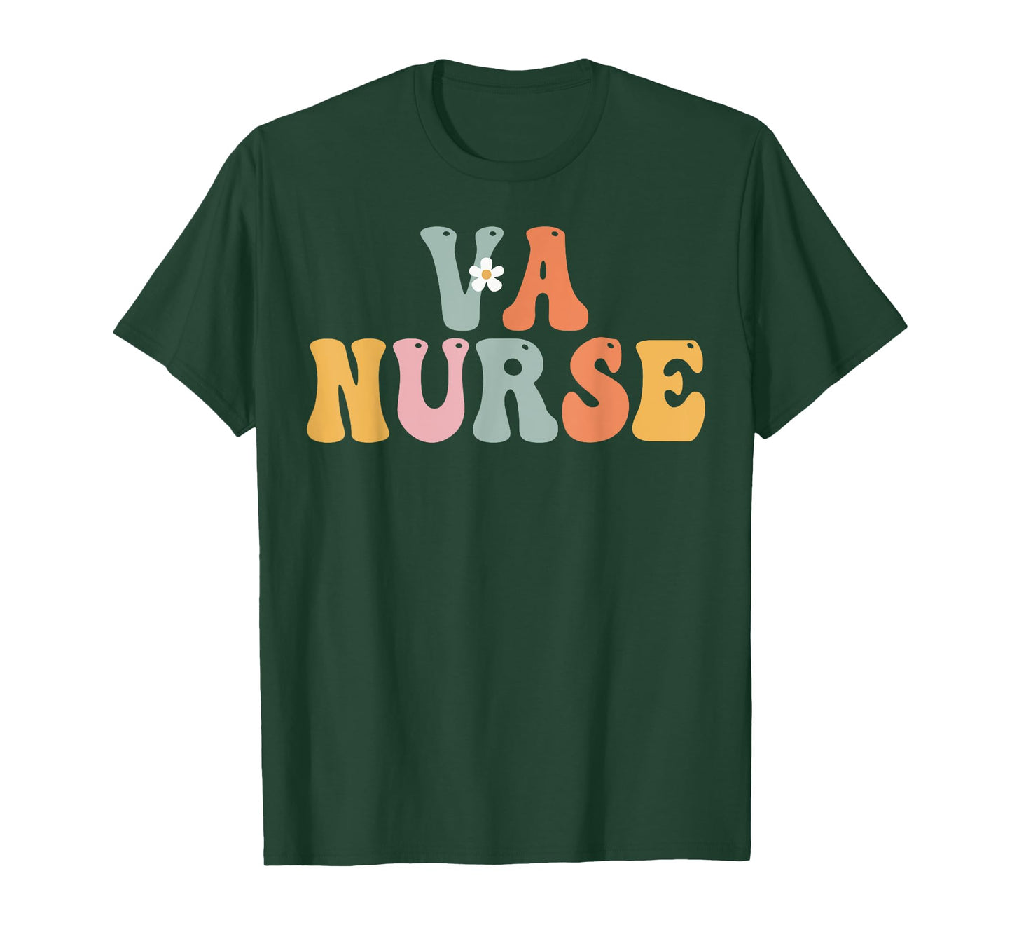 VA Nurse Week Groovy Appreciation Day For Women For Work T-Shirt