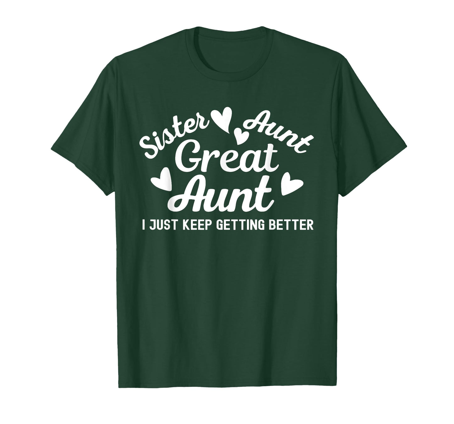 Funny Gifts for Aunt: Grandkids Sister Great Aunt T-Shirt
