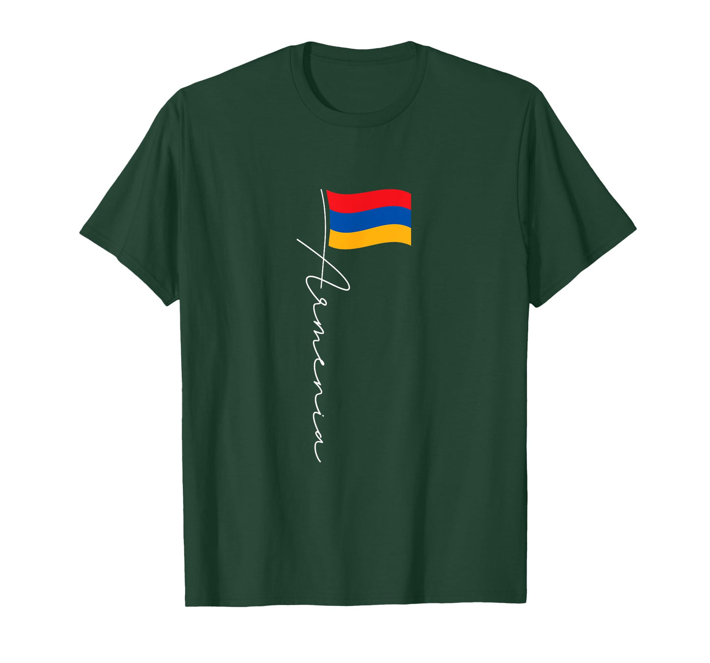 Armenia Signature Flag Pole - Patriotic Armenian Flag T-Shirt