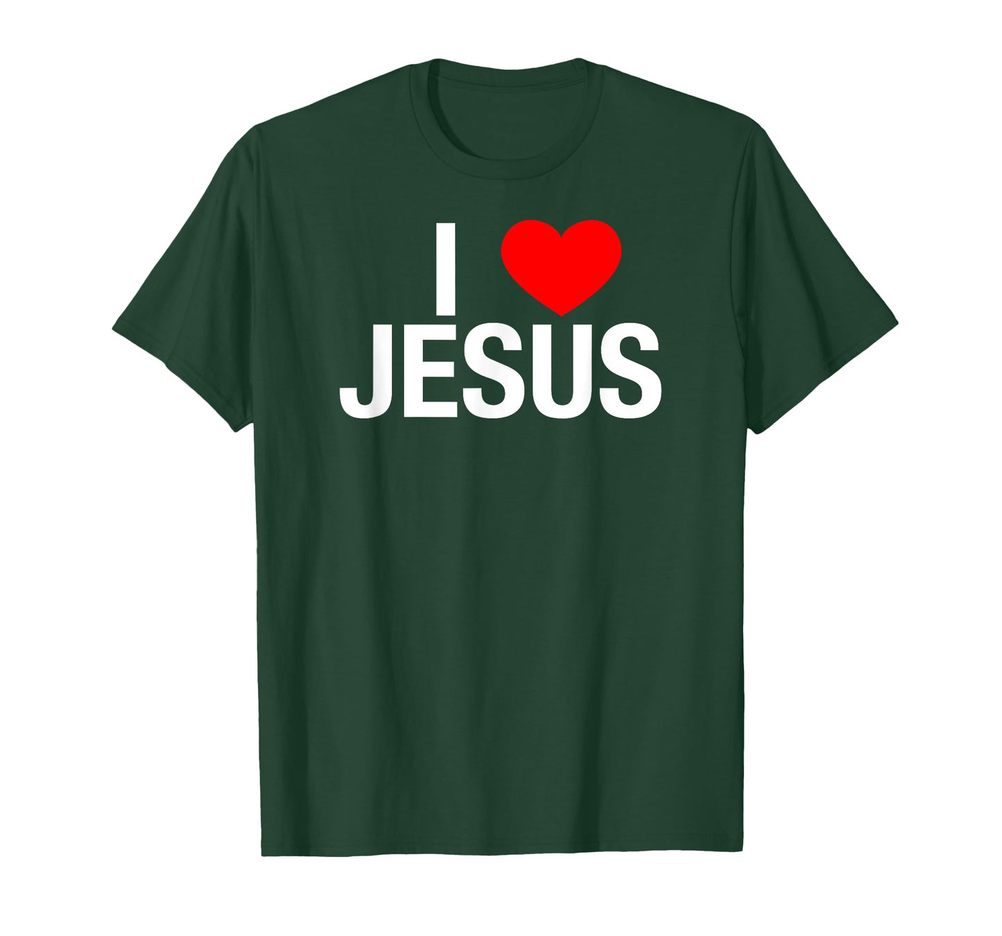 I Love Jesus - I Heart Jesus T Shirt T-Shirt