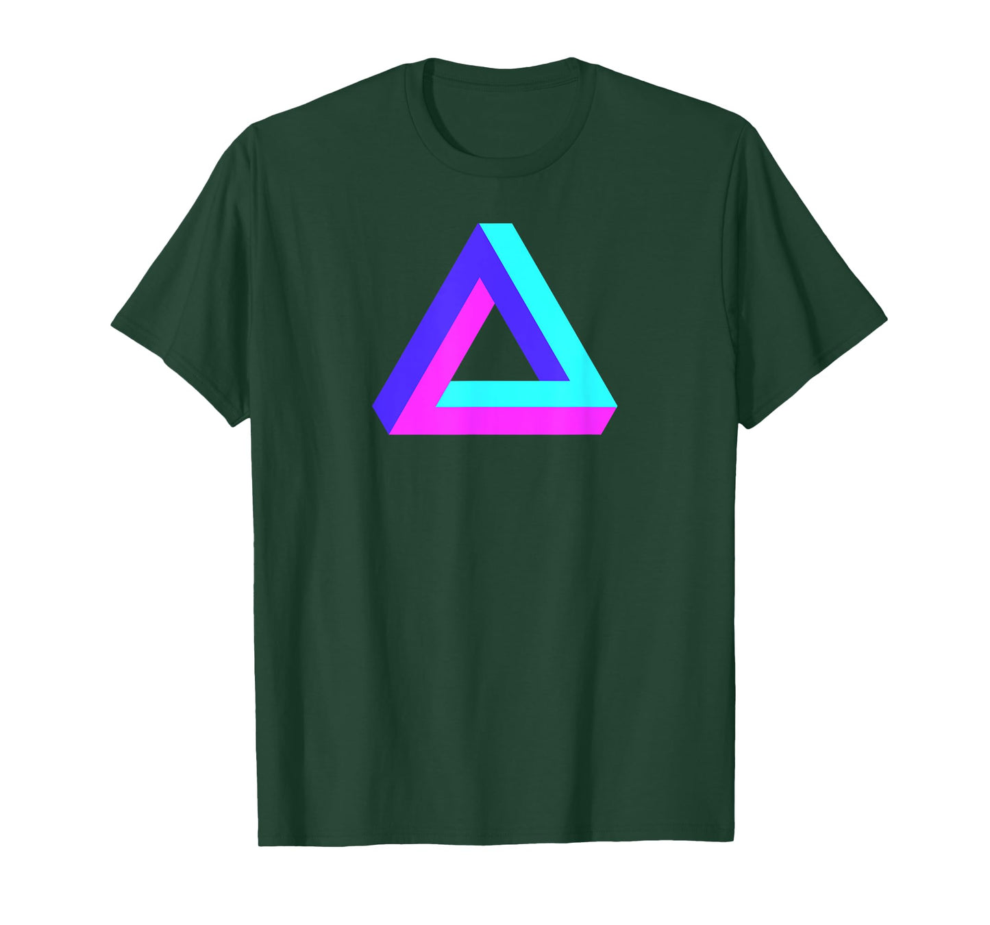 Sacred Geometry Shirt - Geometric Penrose Triangle T Shirt T-Shirt