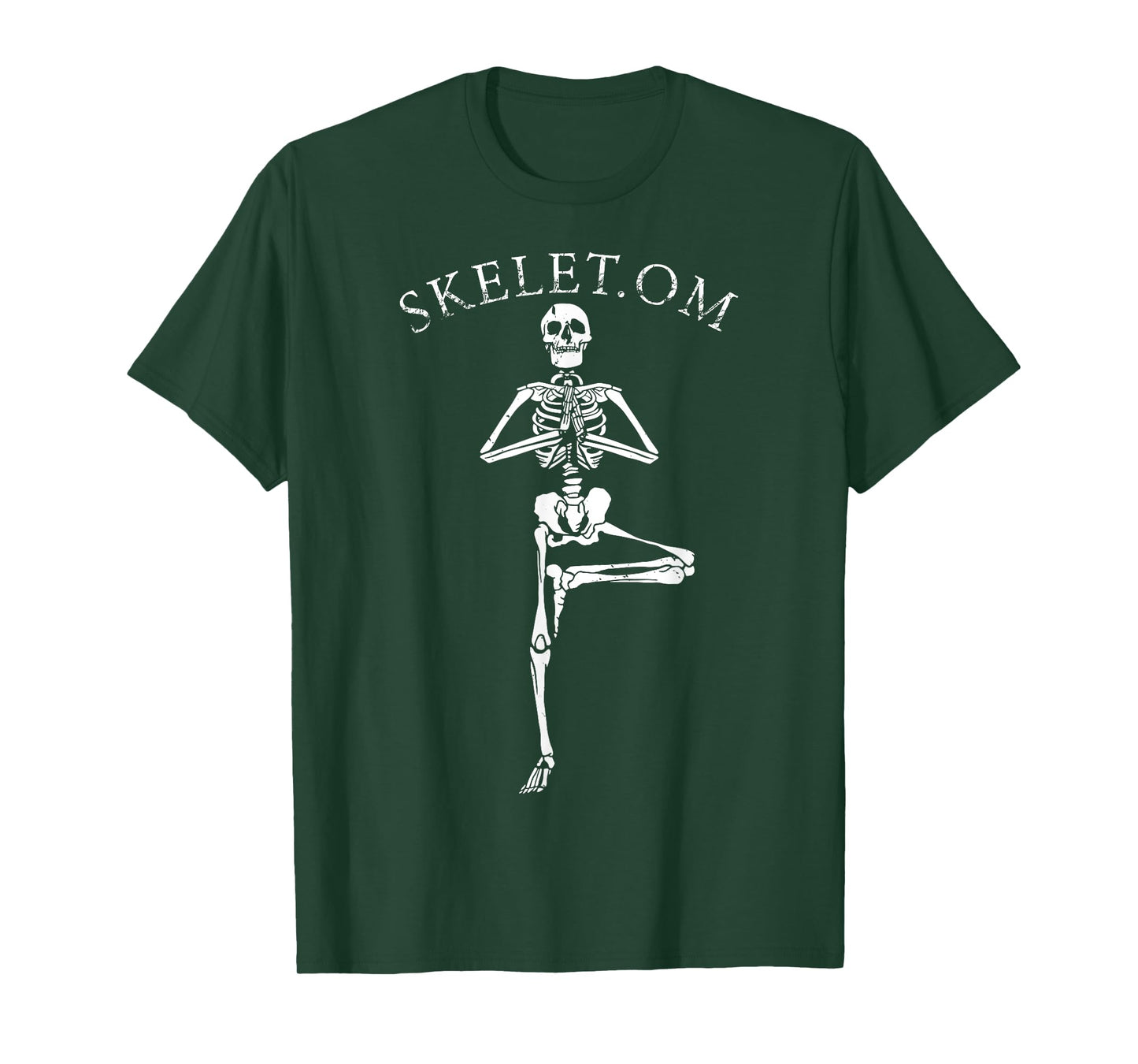 Yoga Skeleton - Skeleton Om - Half Lotus Pose - Skeletom T-Shirt