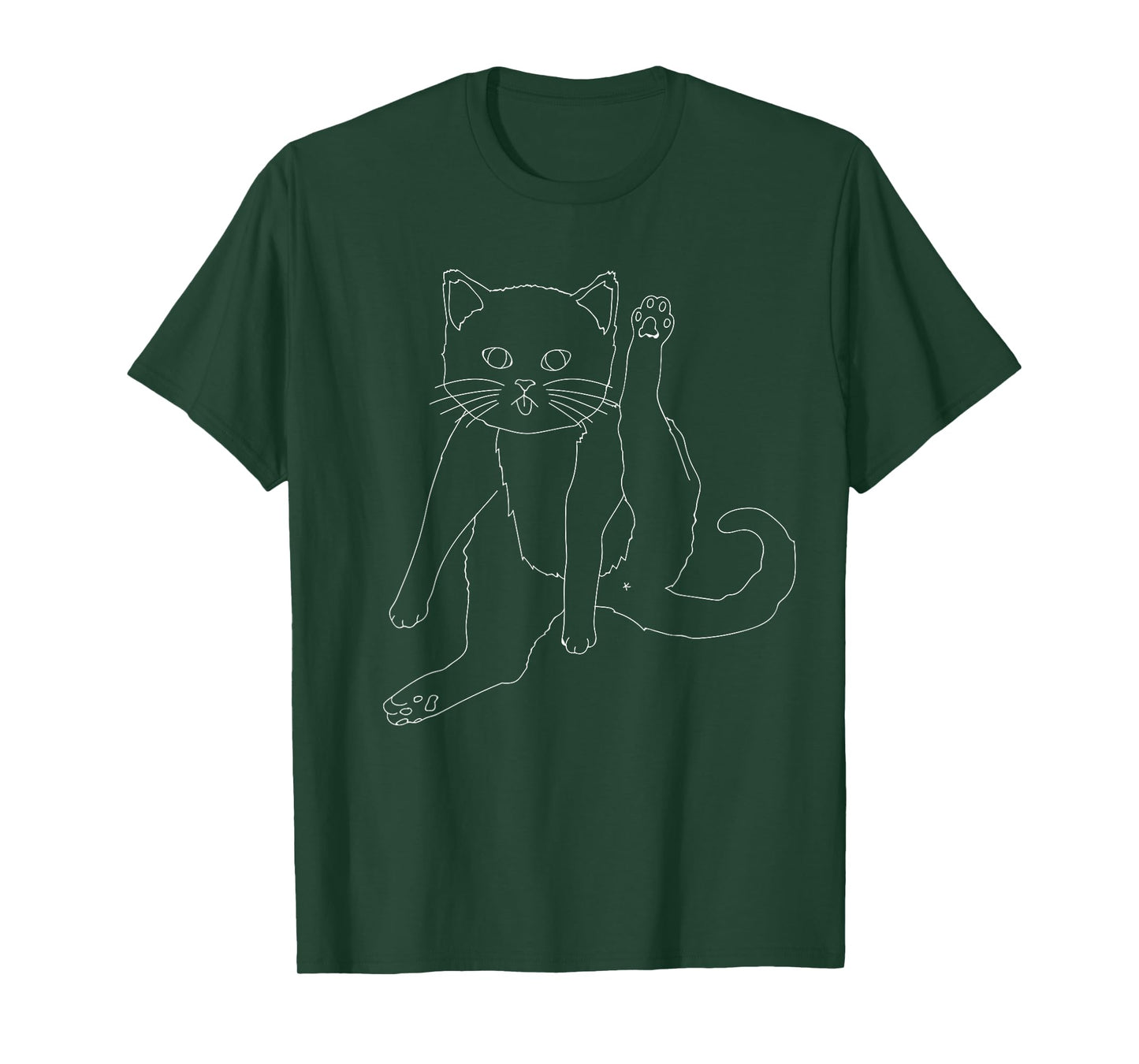 Cat Licking Butt Shirt, Funny Cat Butts T-Shirt for Men Women