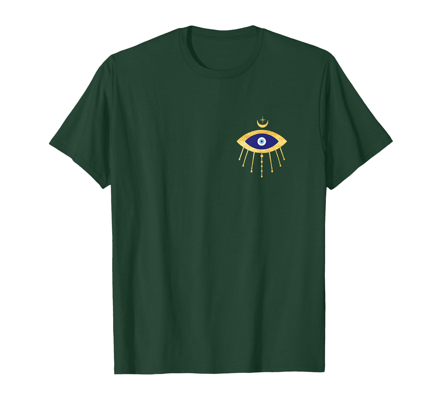 All Seeing Evil Eye Yellow Eyelashes Curse Protection T-Shirt