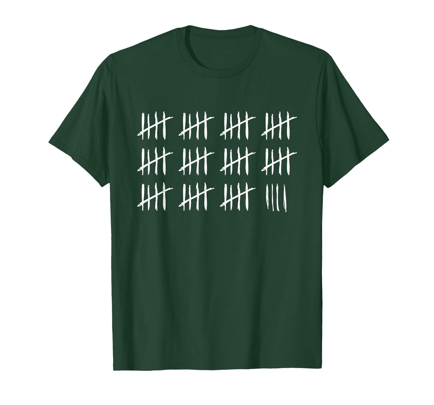 59 Years Done 59th Birthday Old Funny Tally Marks Counting T-Shirt