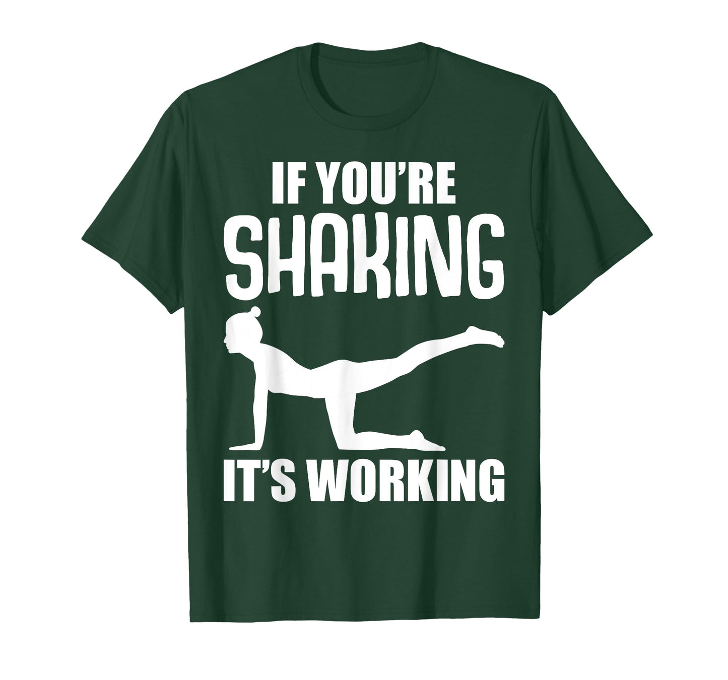 Cool Pilates Gifts Black Unisex-Adults Classic Fit Cotton Polyester Workout T-Shirt Small