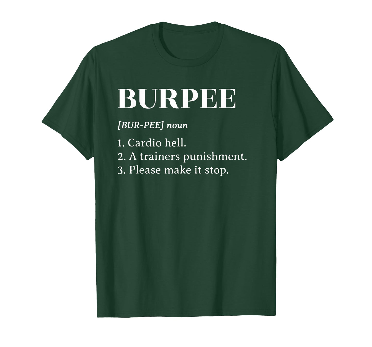 Funny Burpee Definition T Shirt Men Women Gift T-Shirt