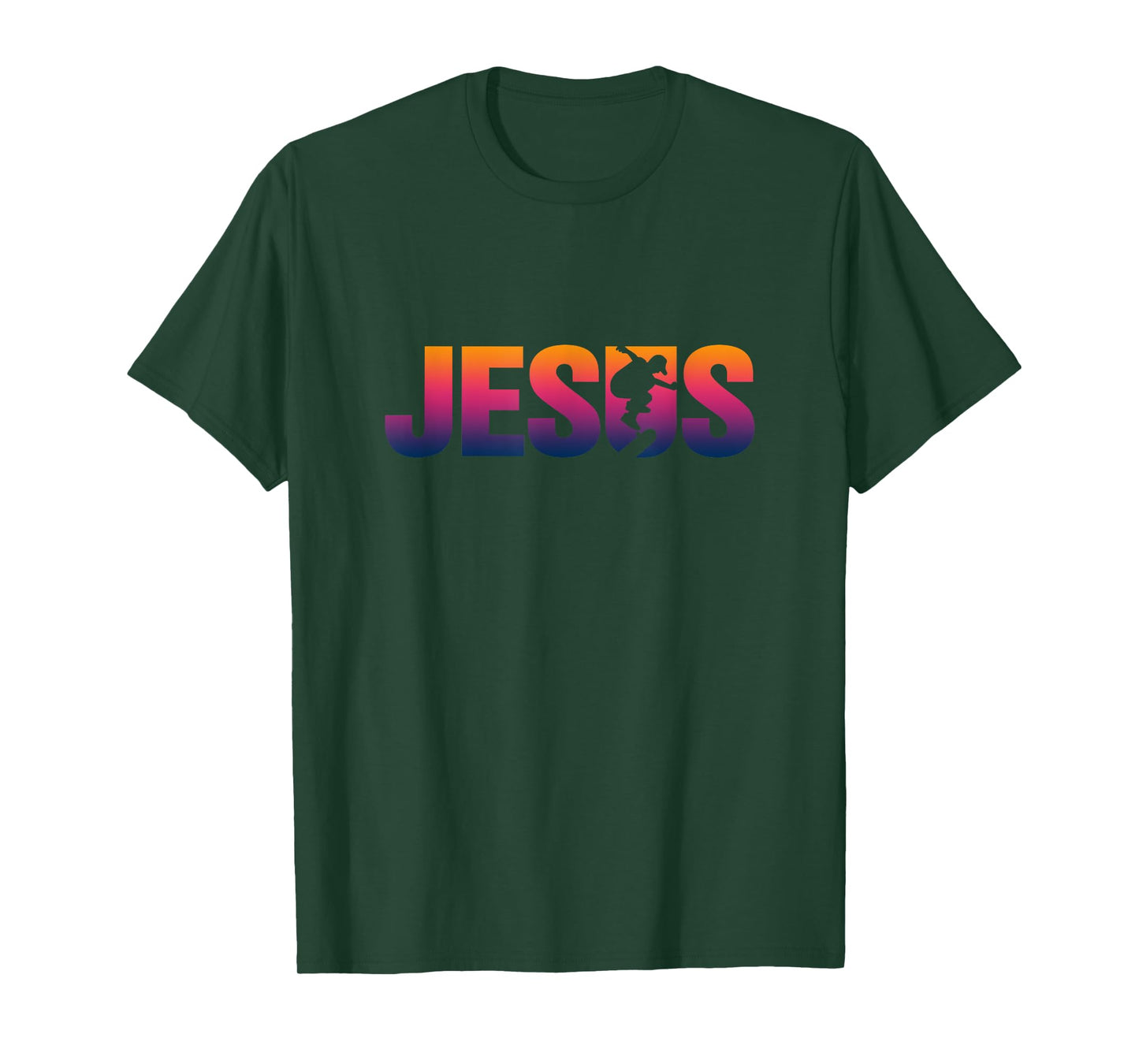 Jesus Christian Skateboard Retro Skater Vintage Style TShirt T-Shirt