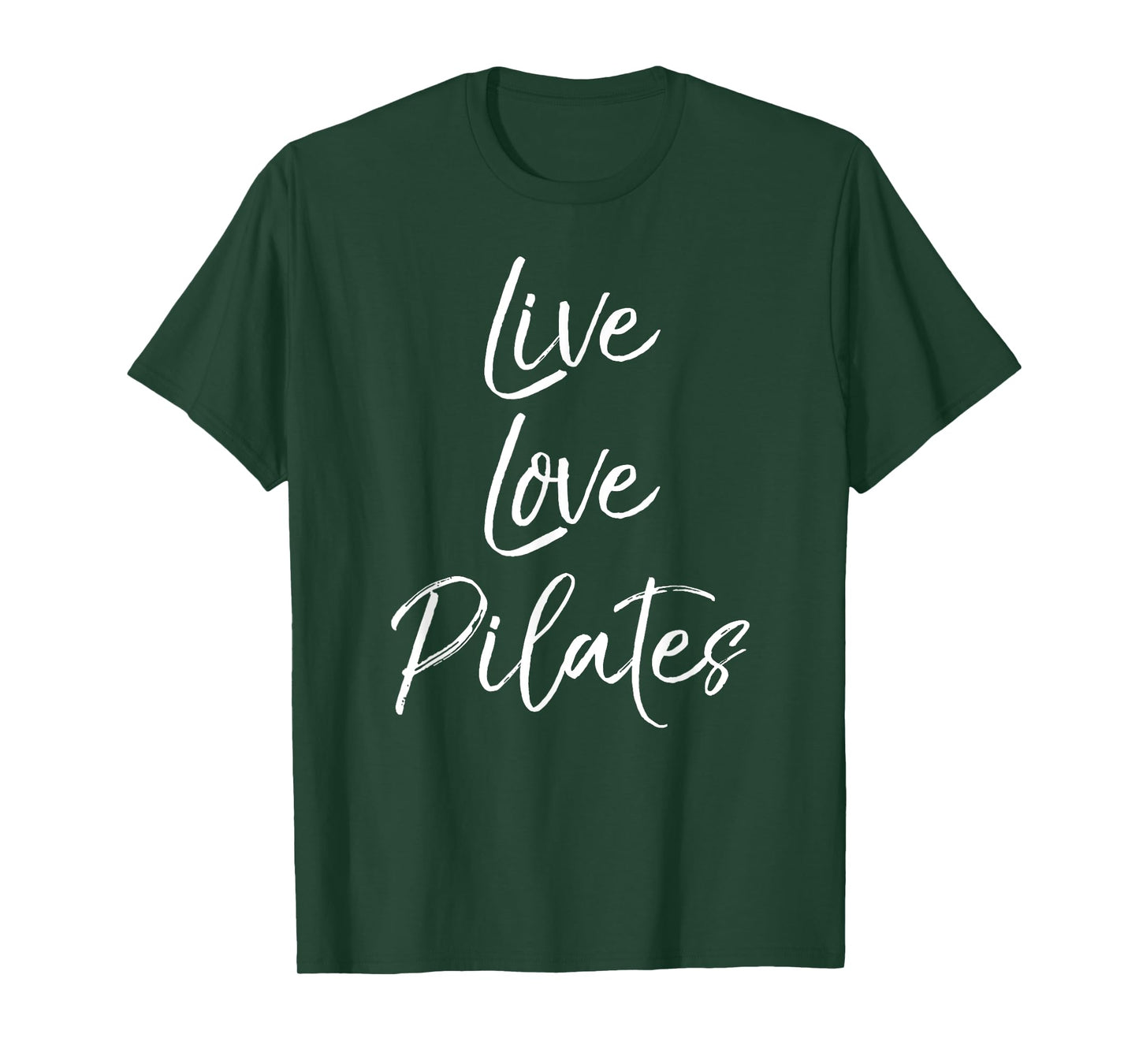 Funny Pilates Workout Gift for Women Cute Live Love Pilates T-Shirt