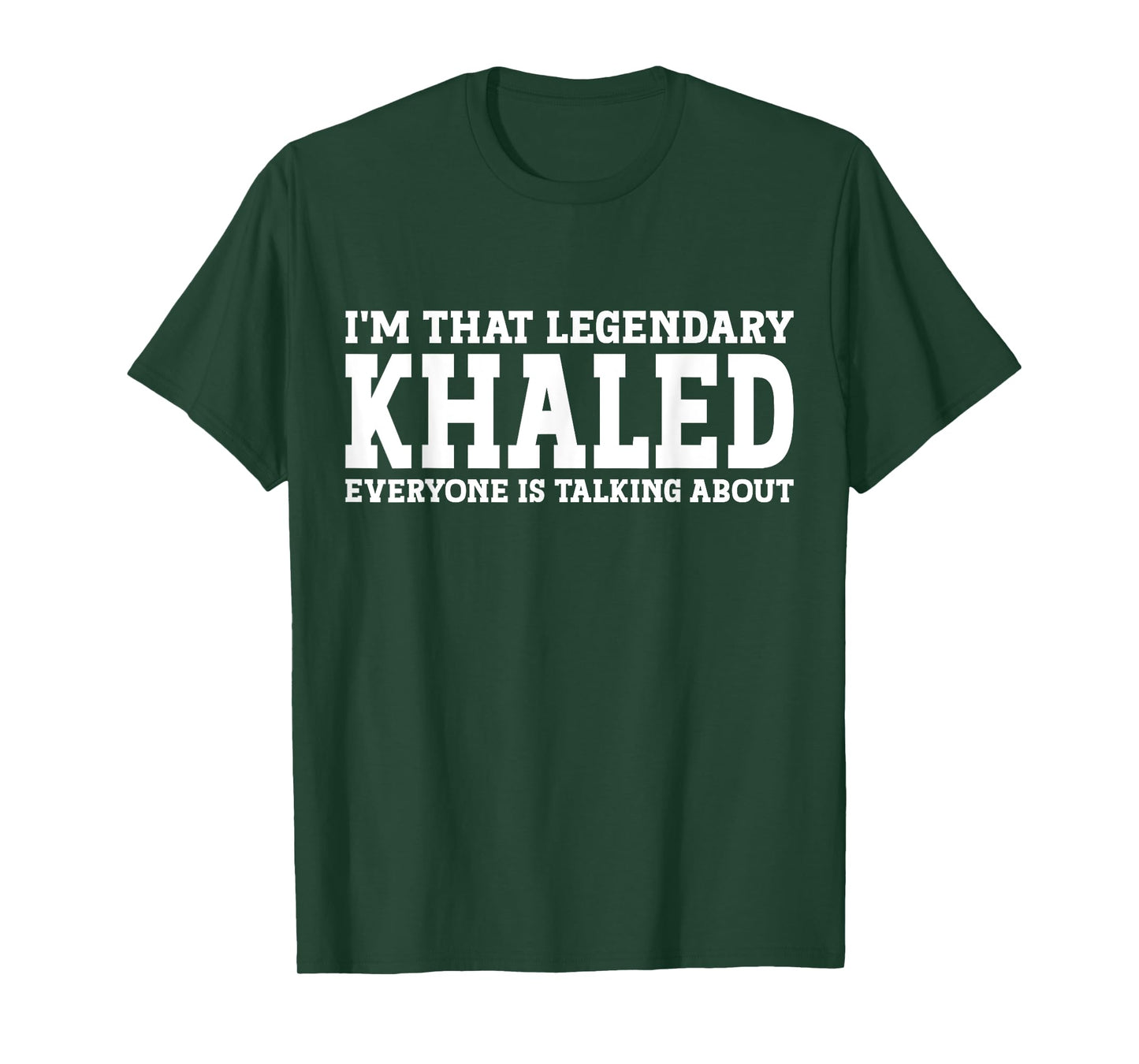 Khaled Personal Name First Name Funny Khaled T-Shirt
