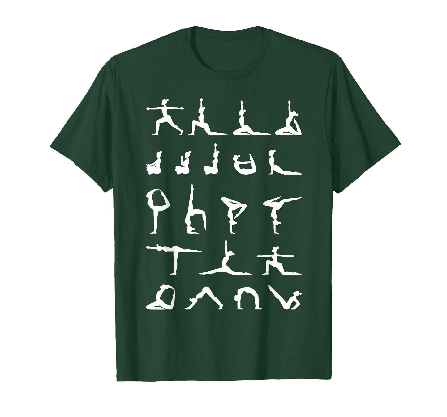 Yoga Poses Shirt: Funny Asana Yoga Lover Gift T-Shirt
