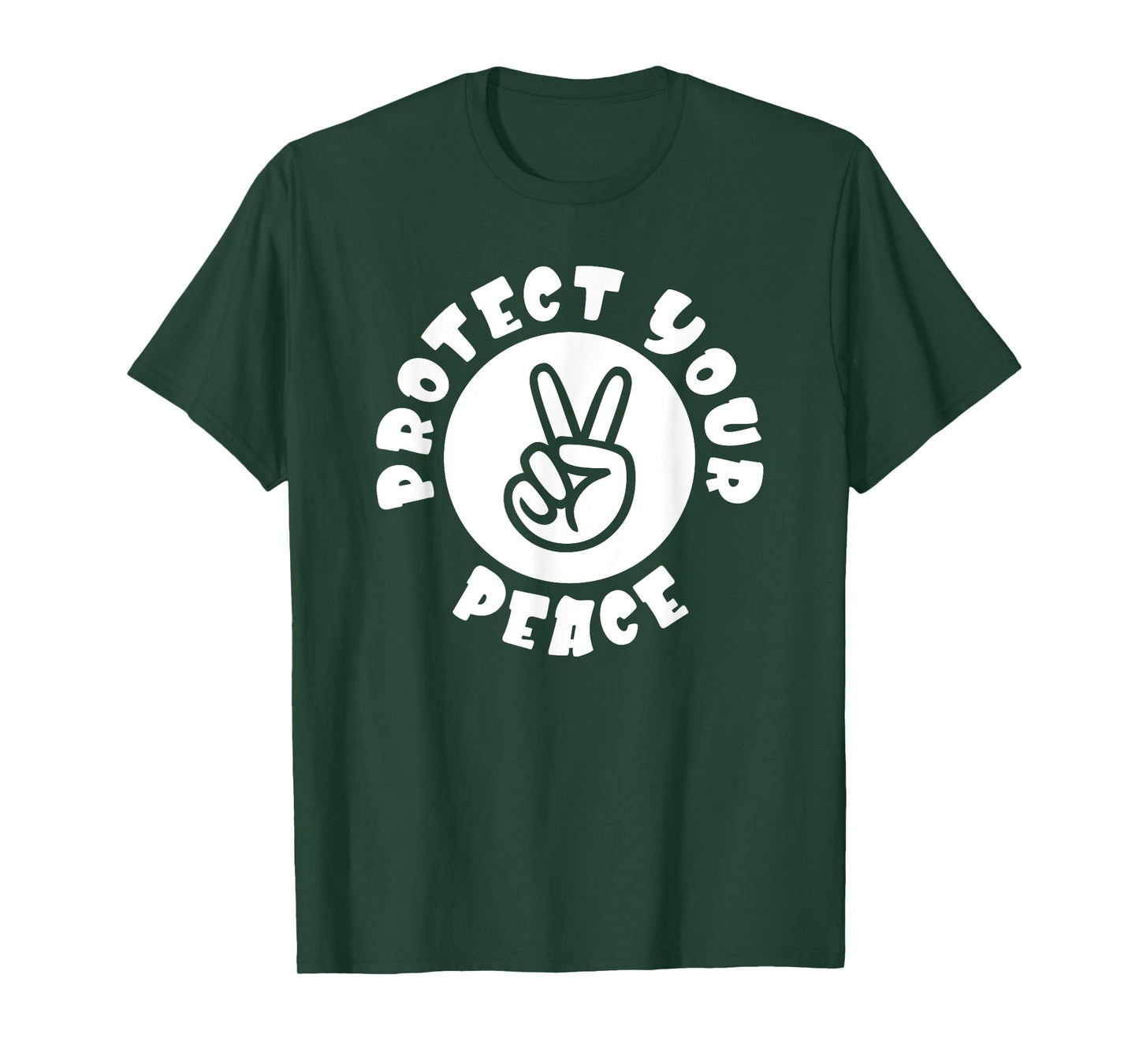 Protect Your Peace Peace Sign Hand T-Shirt