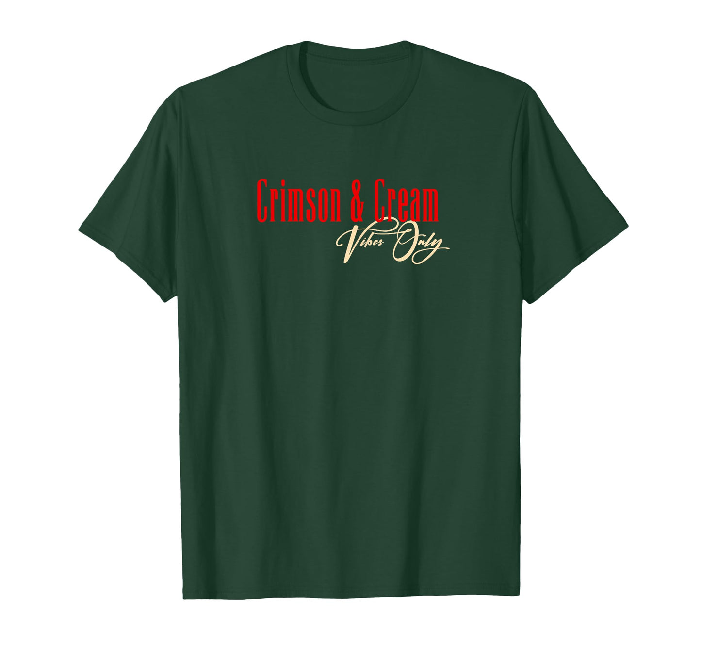 Only DST Crimson and Cream Vibes T-Shirt
