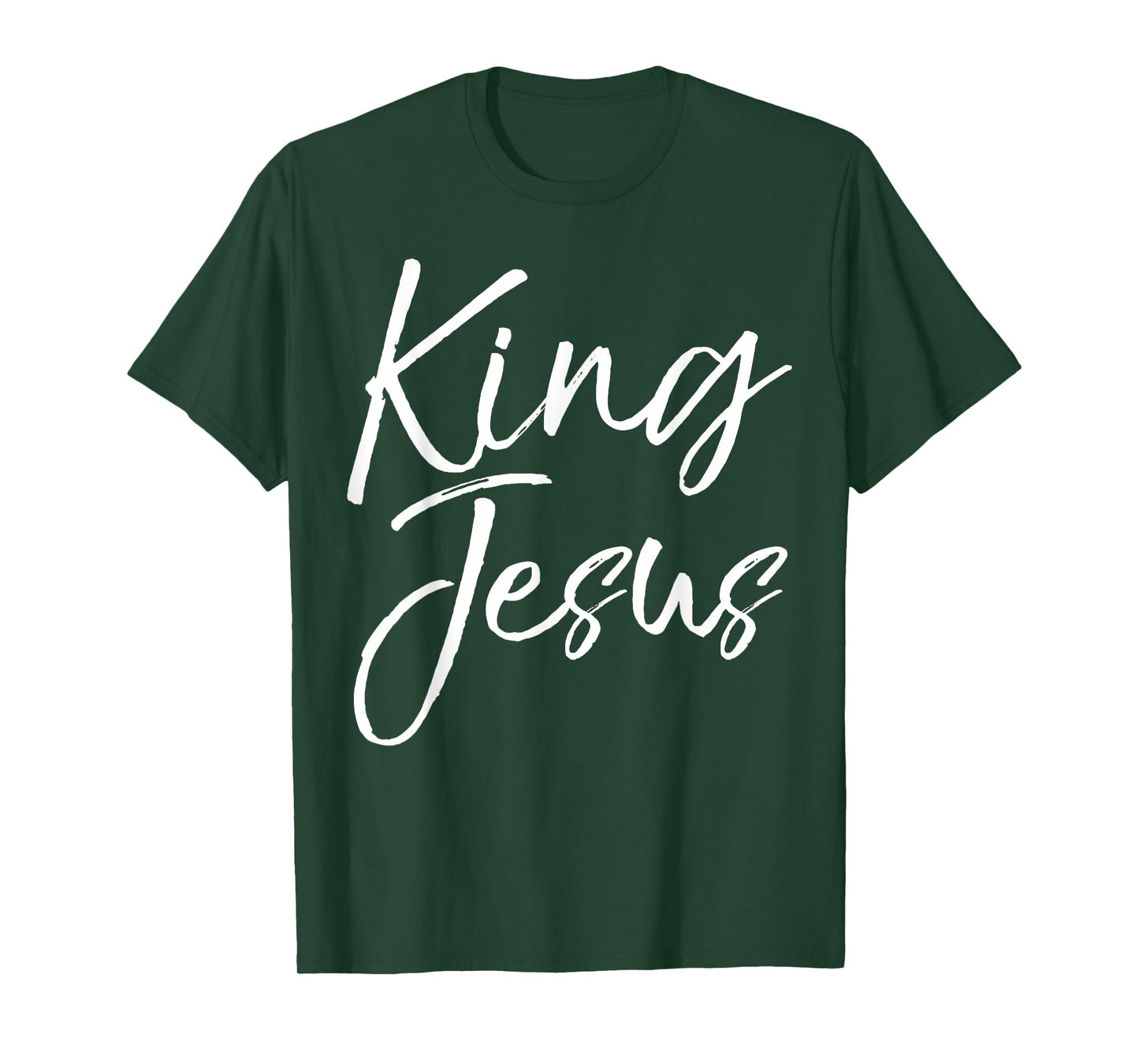 King Jesus Shirt Vintage Bold Cool Christian Royalty Tee