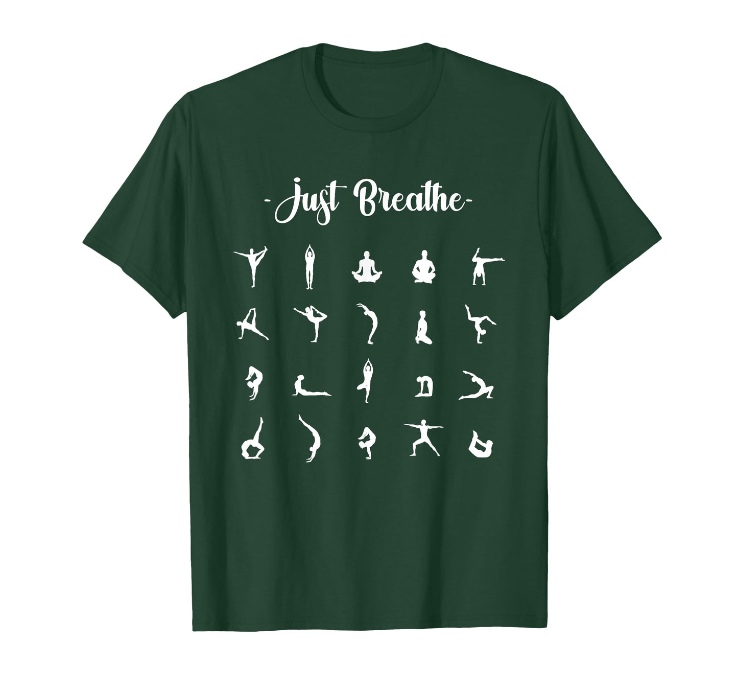 Just Breathe Yoga Meditation Gift T-Shirt