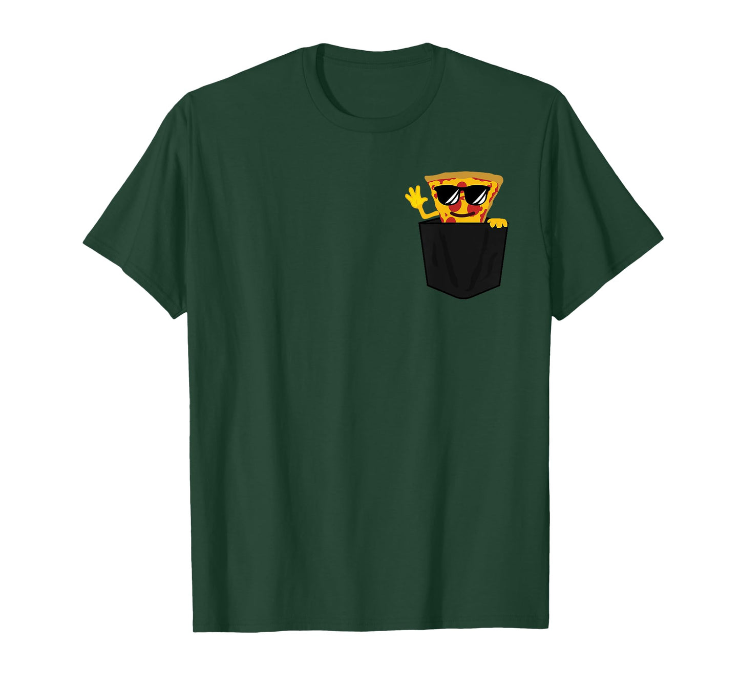 Funny Pizza Art For Men Women Foodie Pepperoni Pizza Lover T-Shirt