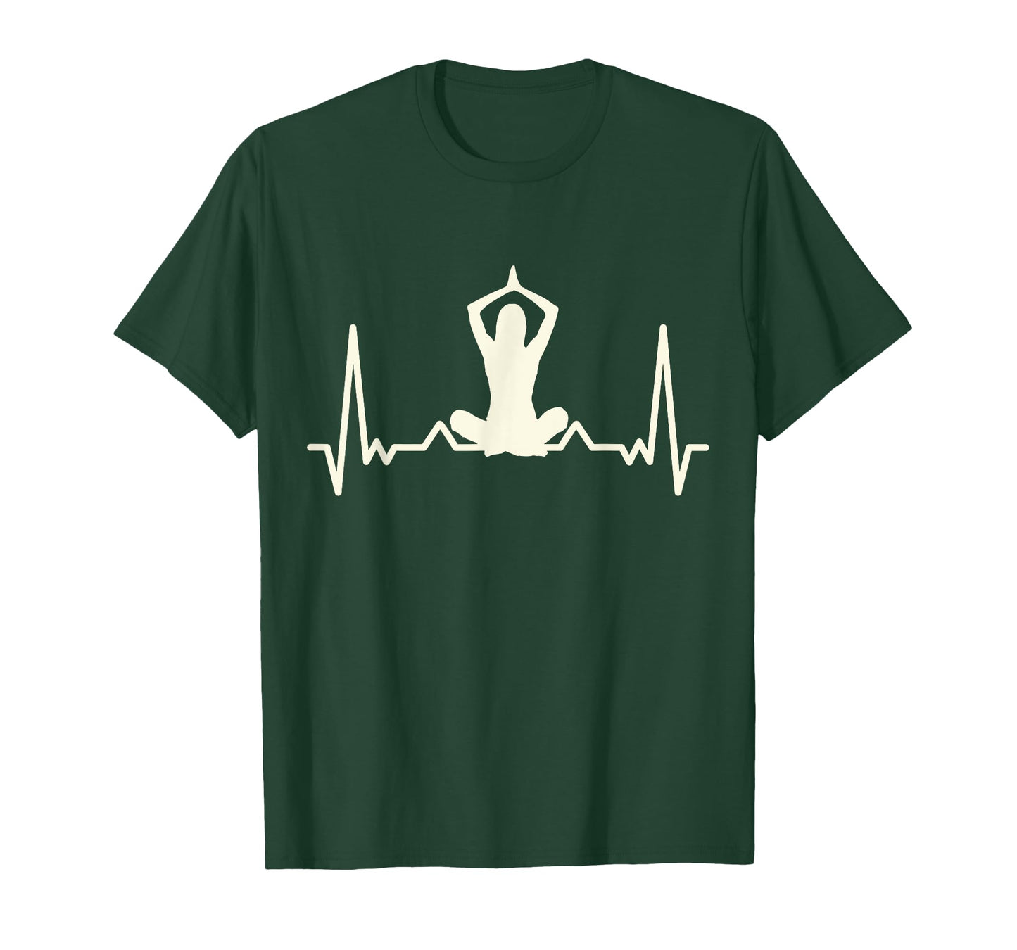 Yogi - I Love Yoga Heartbeat - Yoga T-Shirt
