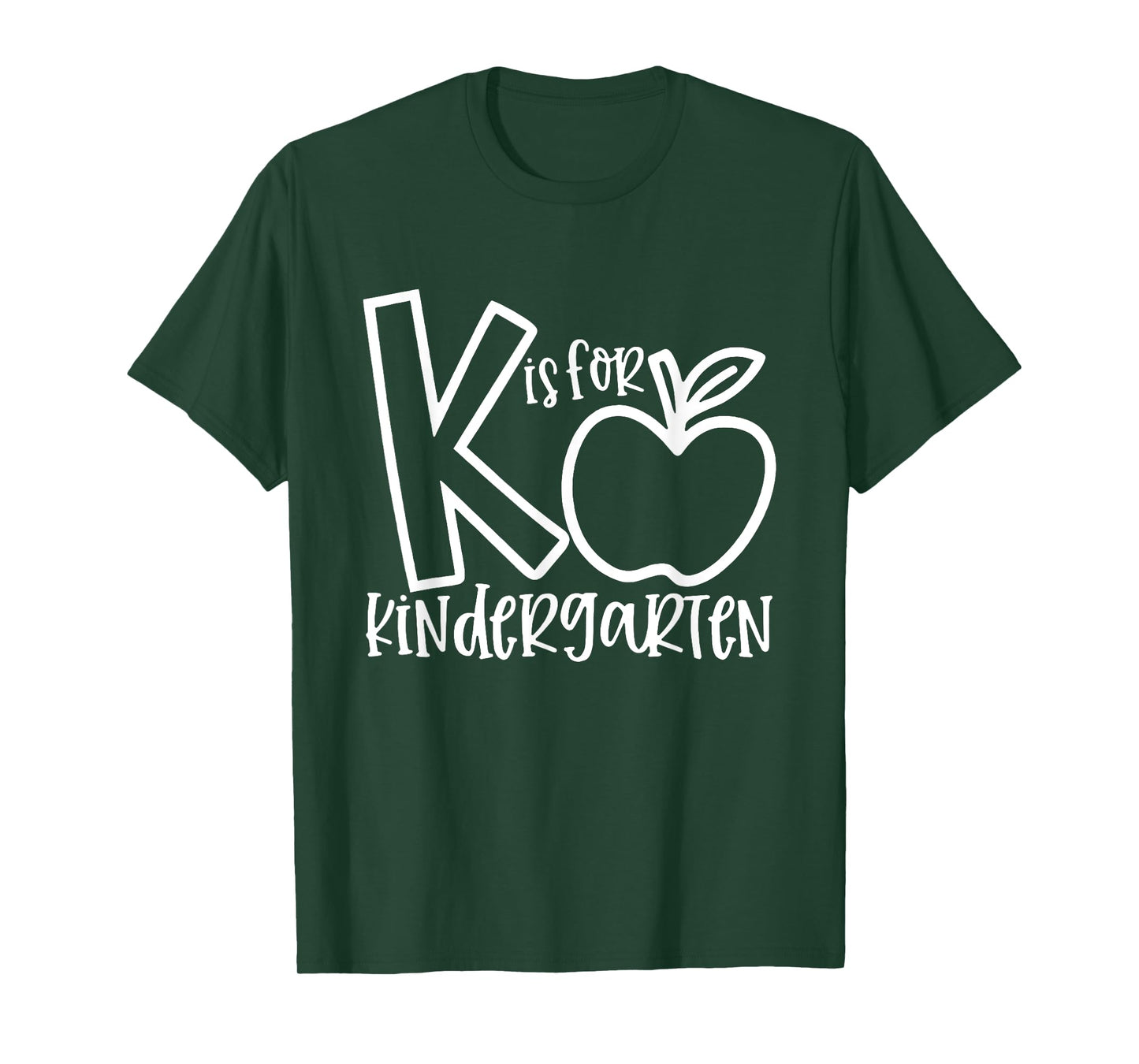 K is For Kindergarten, Funny Kindergarten Teacher Men Women Girls Kids T-Shirt