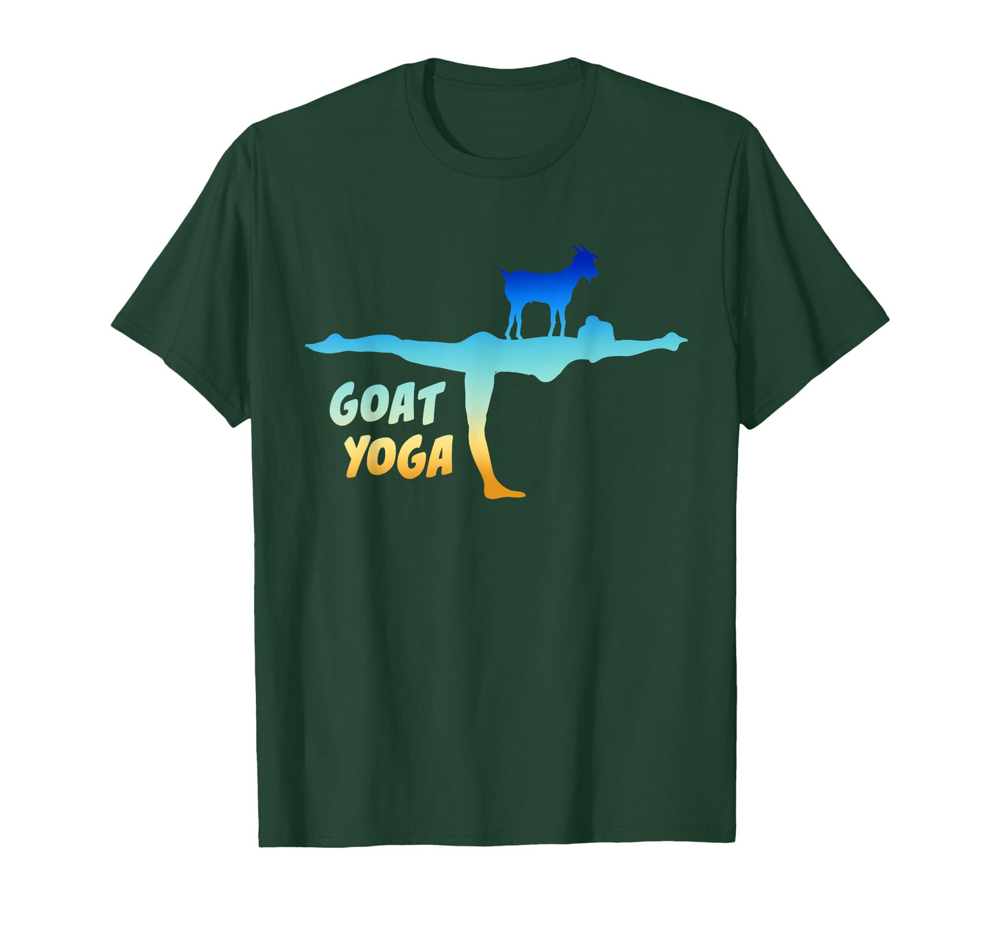 Yoga is Better with Goats Virabhadrasana Pose a Goat Yoga T-Shirt