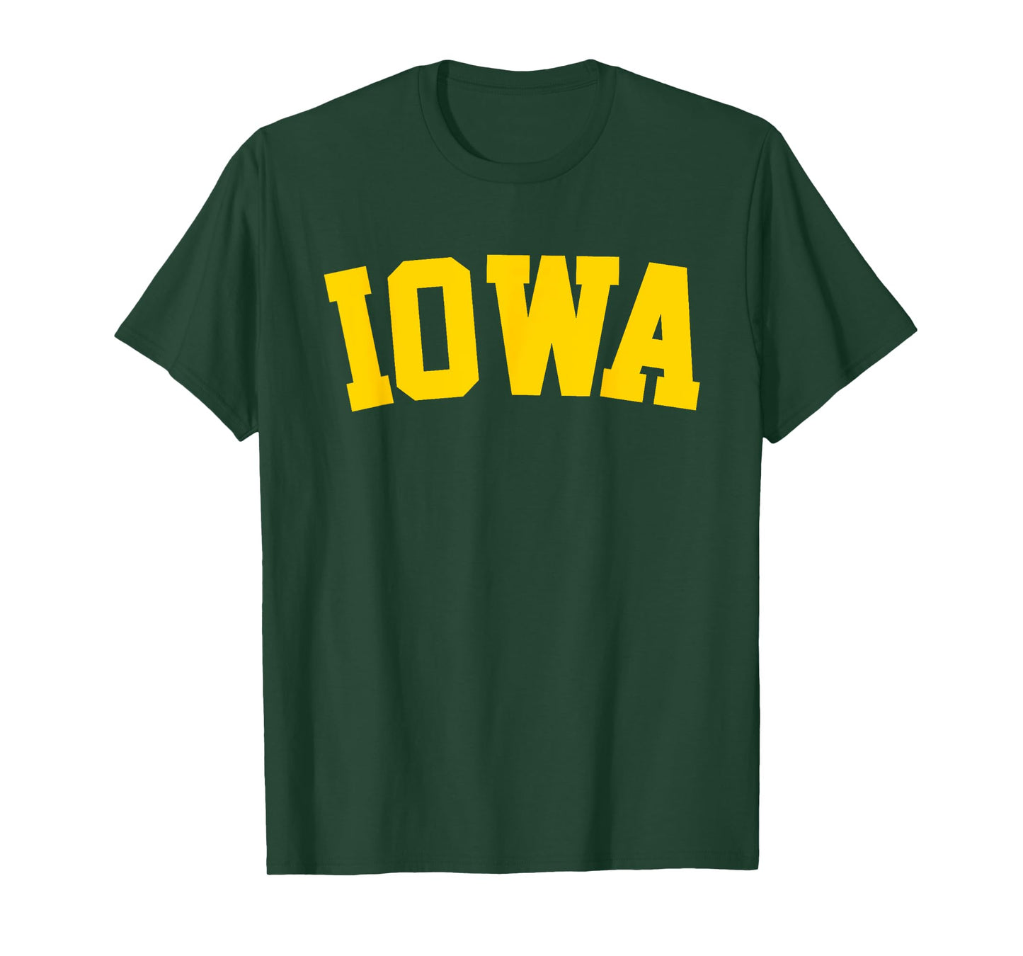 Retro Iowa Tee Vintage Iowa Gold Iowa Throwback Souvenir Tee T-Shirt