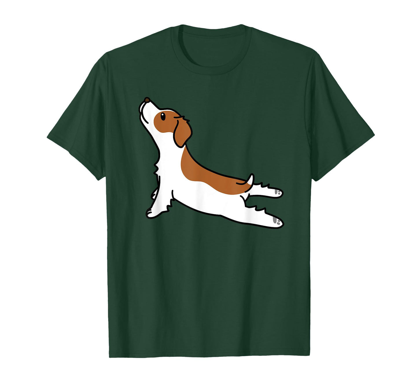 Epagneul Breton Yoga Pose Funny Dog Gift T-Shirt