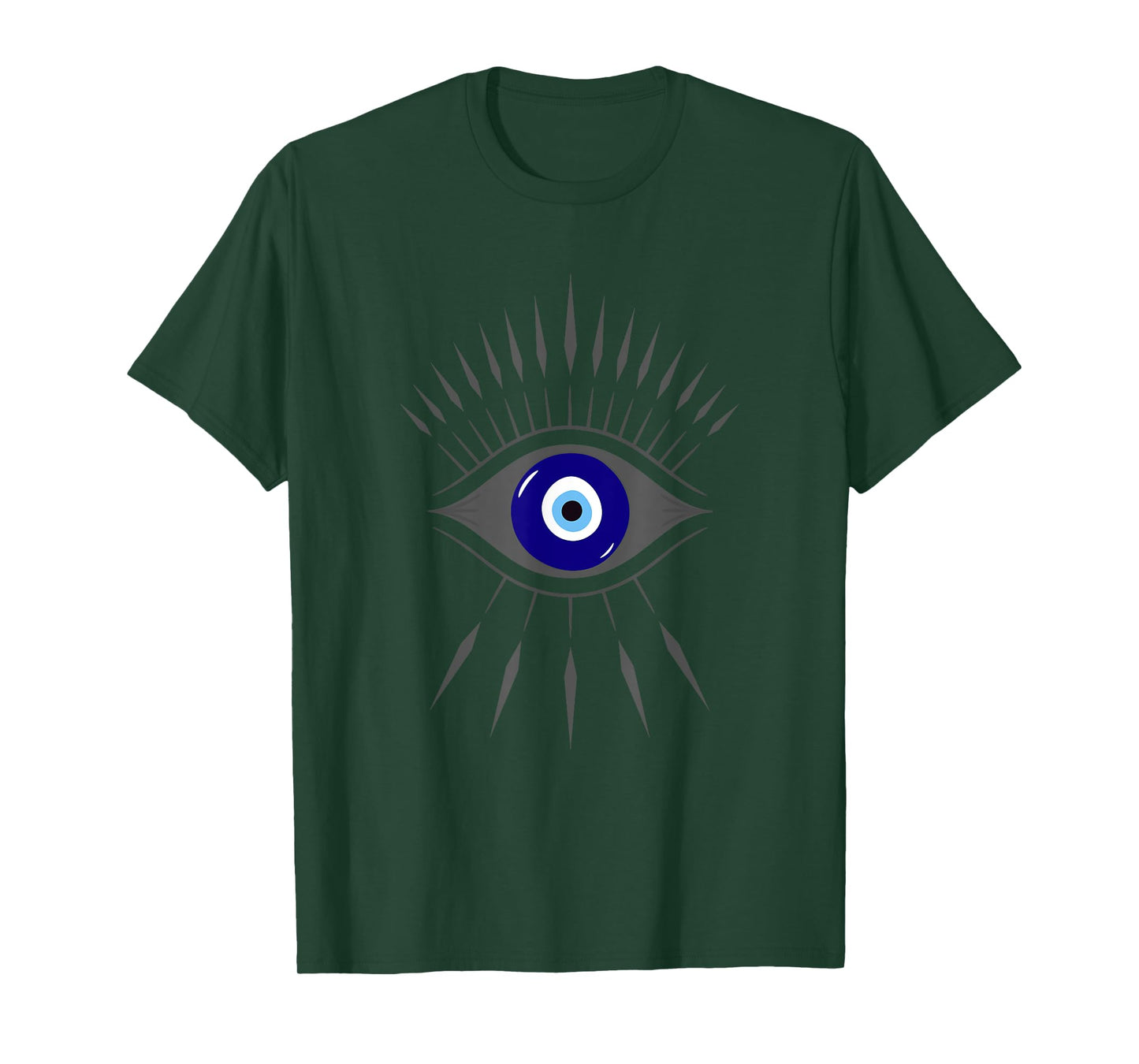 The Evil Eye and Curse Protection Third Eye Graphic T-Shirt