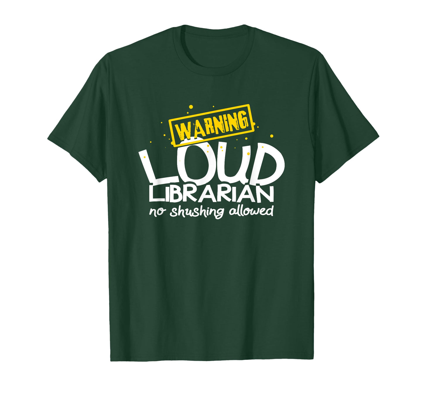Warning Loud Librarian Library Bookkeeper Book reading T-Shirt