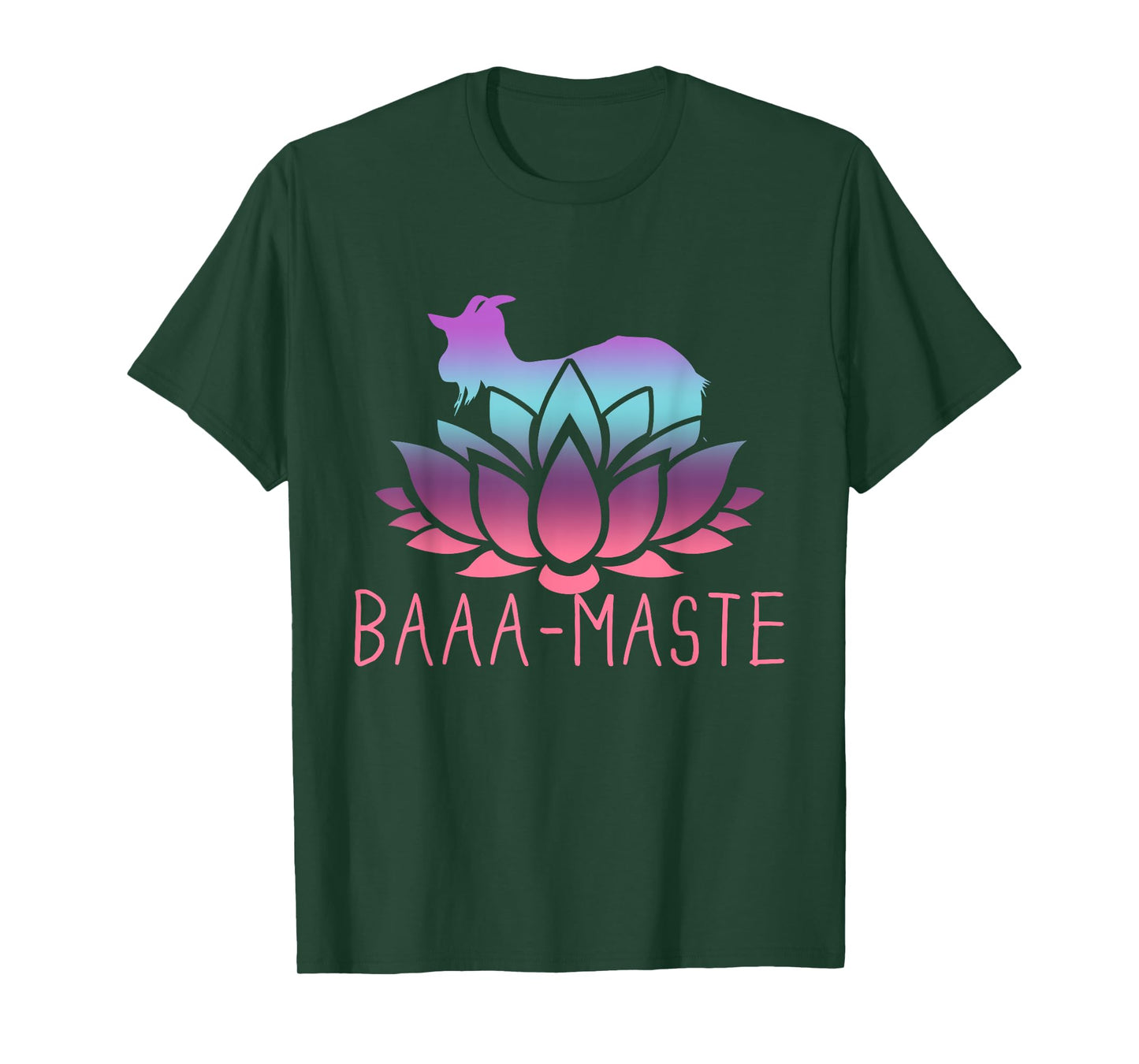 Baaa-maste Goat Yoga Namaste Spiritual Meditation Om Nayah T-Shirt