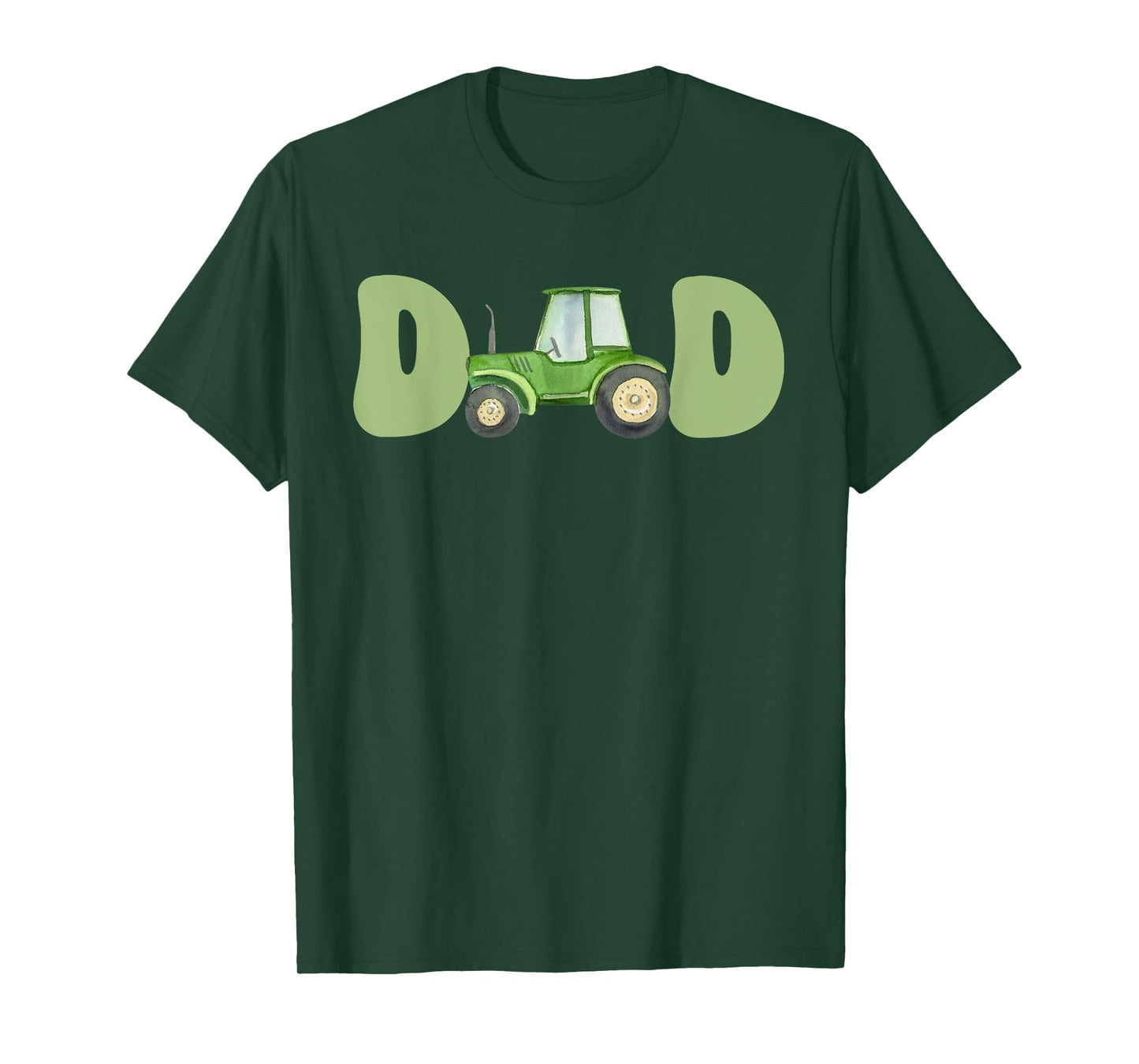 Dad of The Birthday Boy Tractors Farm Trucks Farmer Family T-Shirt