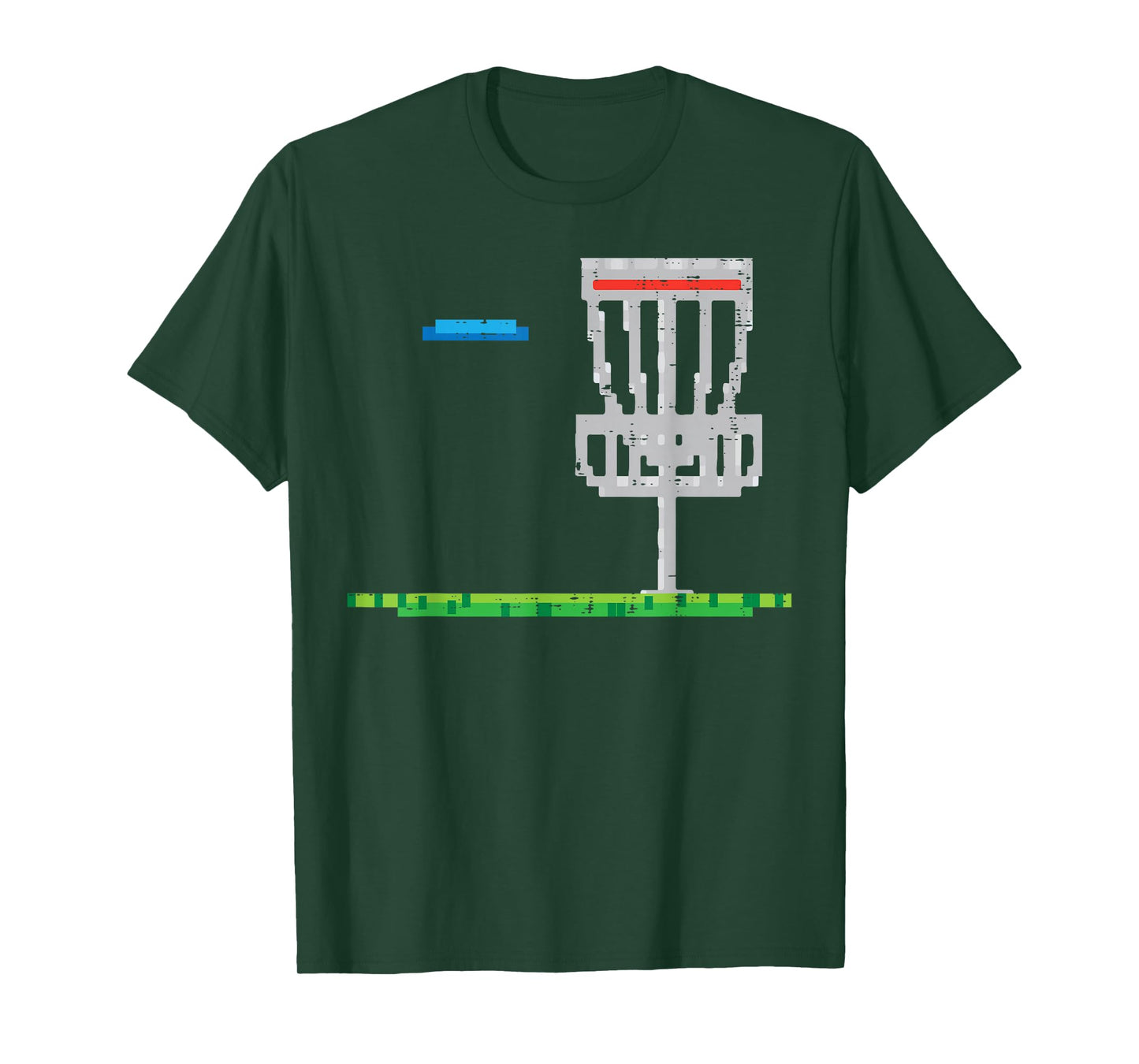 Pixel Disc Golf Frisbee Golfer Frolf Men Boys Kids Women T-Shirt