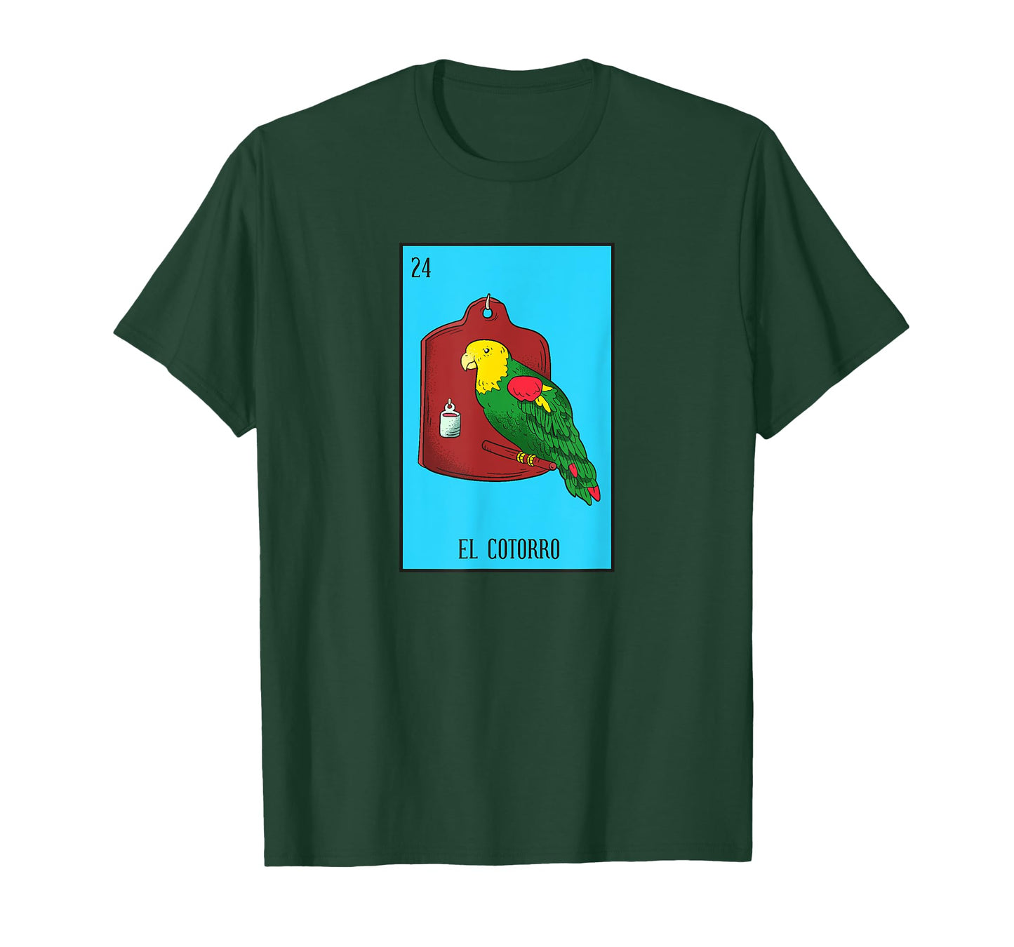 Mexican Lottery El Cotorro The Parrot Game of Mexico T-Shirt
