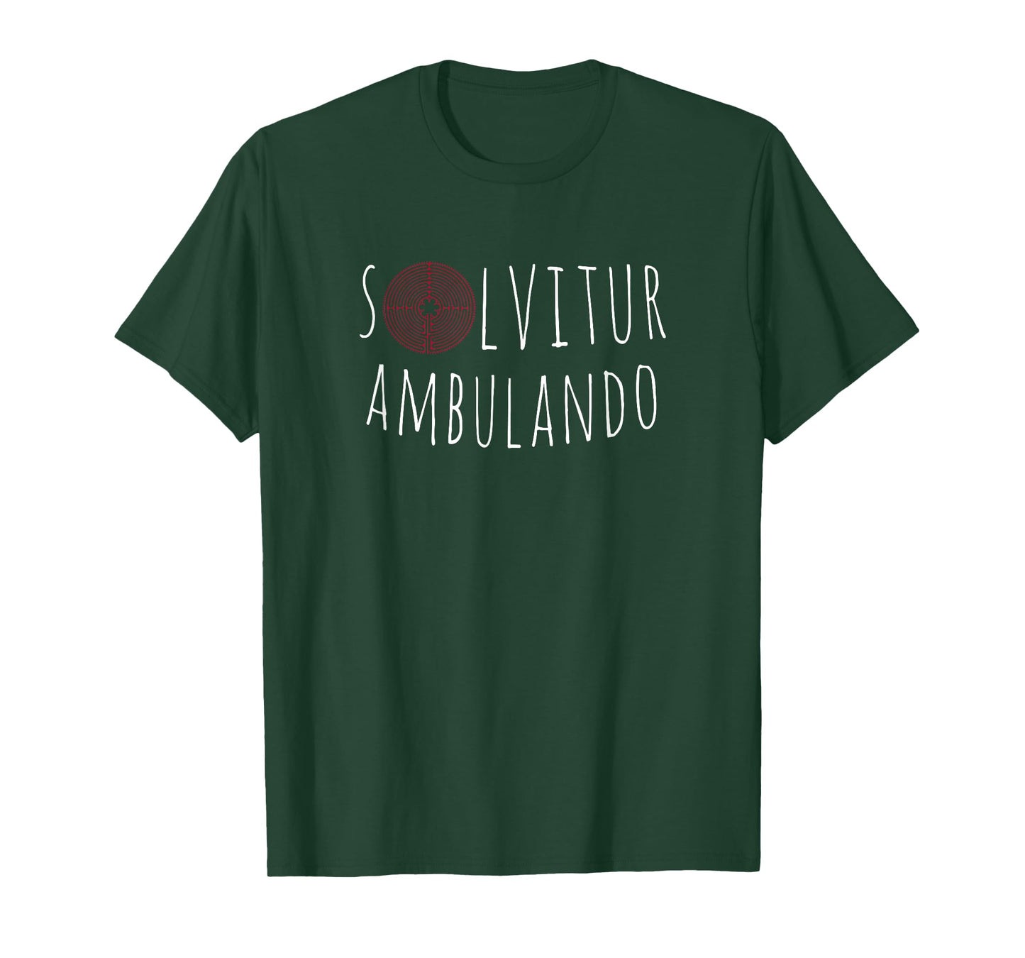 Solvitur Ambulando Labyrinth Walking T-shirt