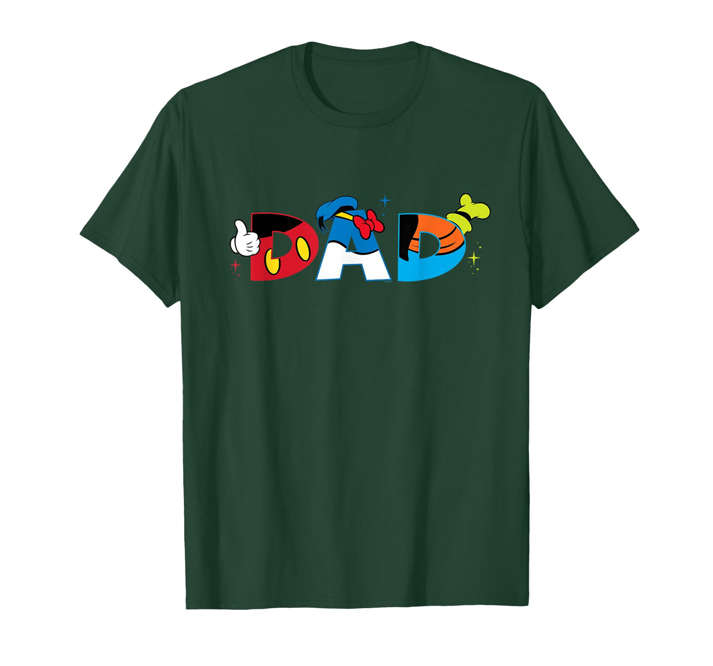 Disney Mickey Mouse and Friends Dad Father’s Day Birthday T-Shirt