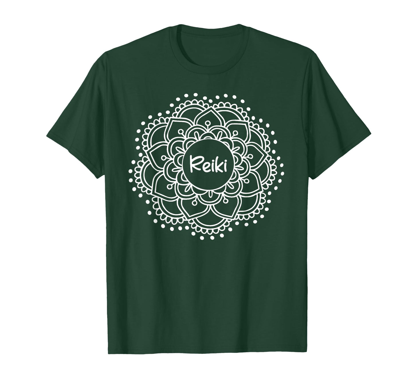 Reiki Mandala T-shirt. Inspirational Yoga Tee T-Shirt