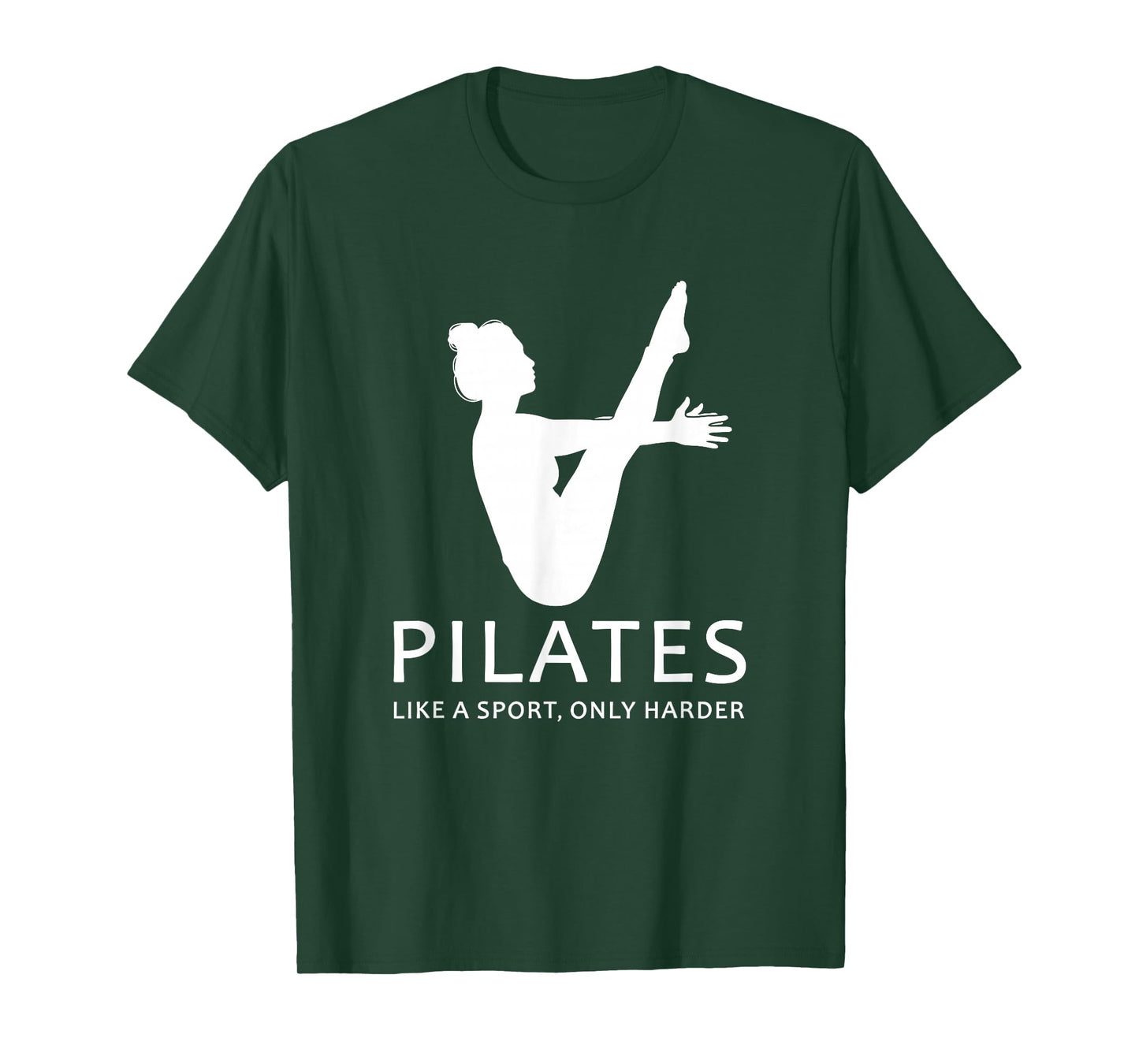 Pilates Like A Sport Only Harder Funny Contrology Saying Gag T-Shirt