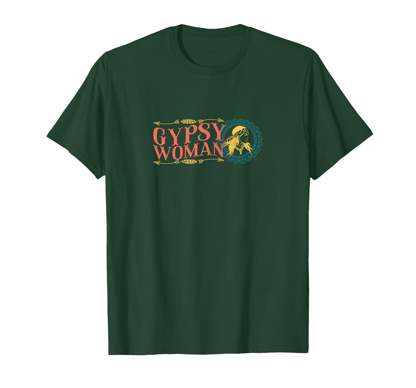 Gypsy Woman Soul Wanderer Travel Yoga T-Shirt T-Shirt